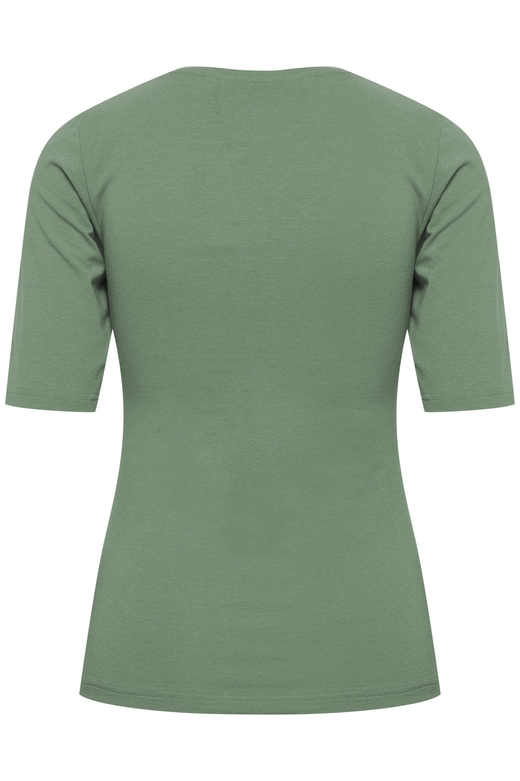 b.young T-Shirt Slim Fit Ellenbogen-Länge Rundhalsausschnitt BYPAMILA TSHIR günstig online kaufen