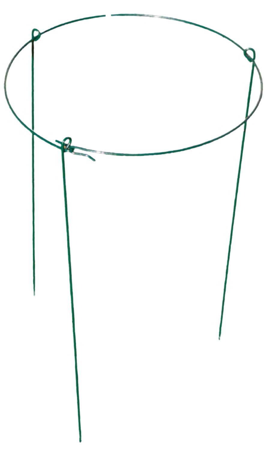 Grüner Jan Rankhilfe Metall-Pflanzenstütze 60x35cm Blumenstütze Staudenhalter Rosenstütze