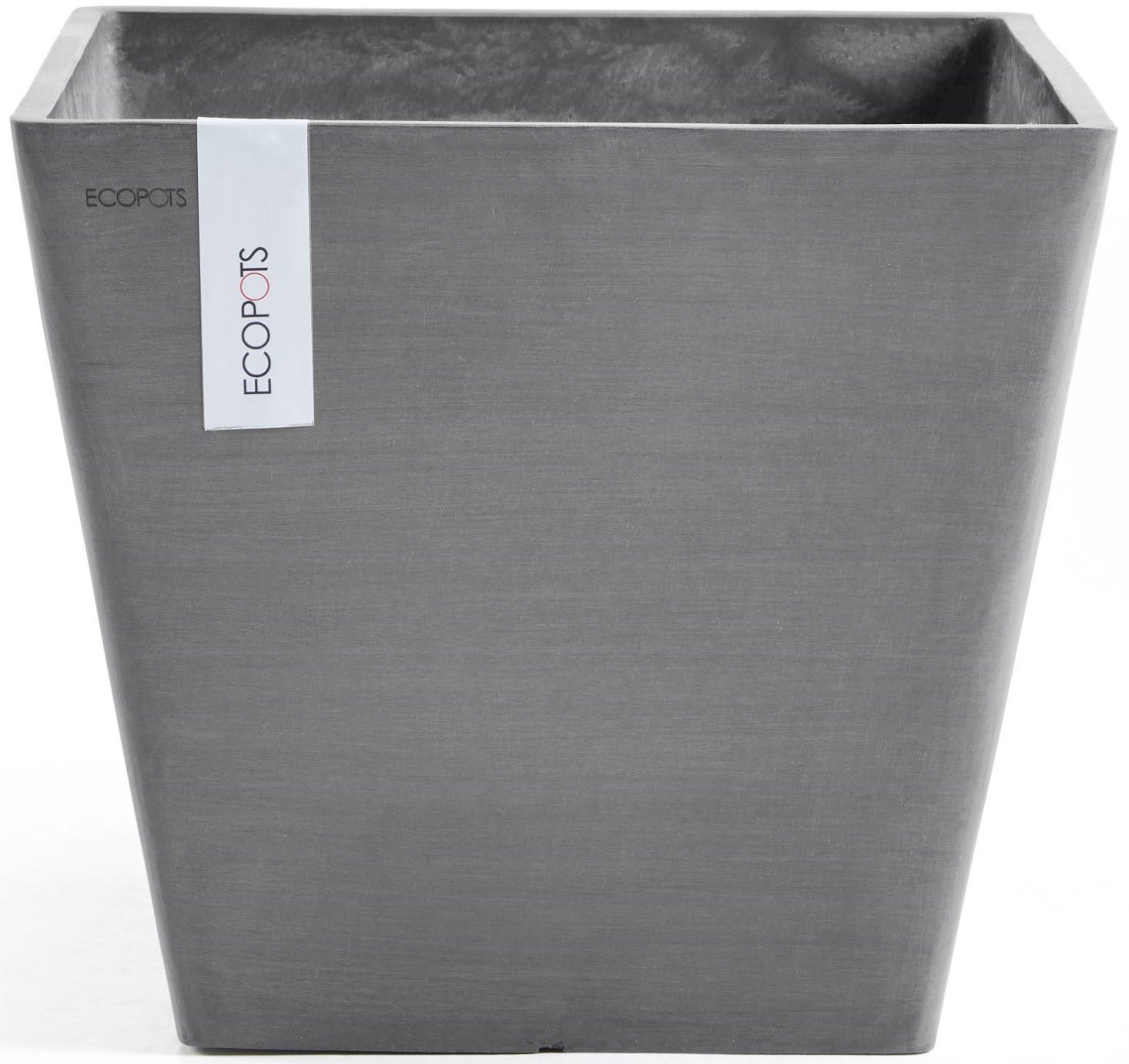 ECOPOTS Blumentopf ROTTERDAM Grey, BxTxH: 30x30x26 cm