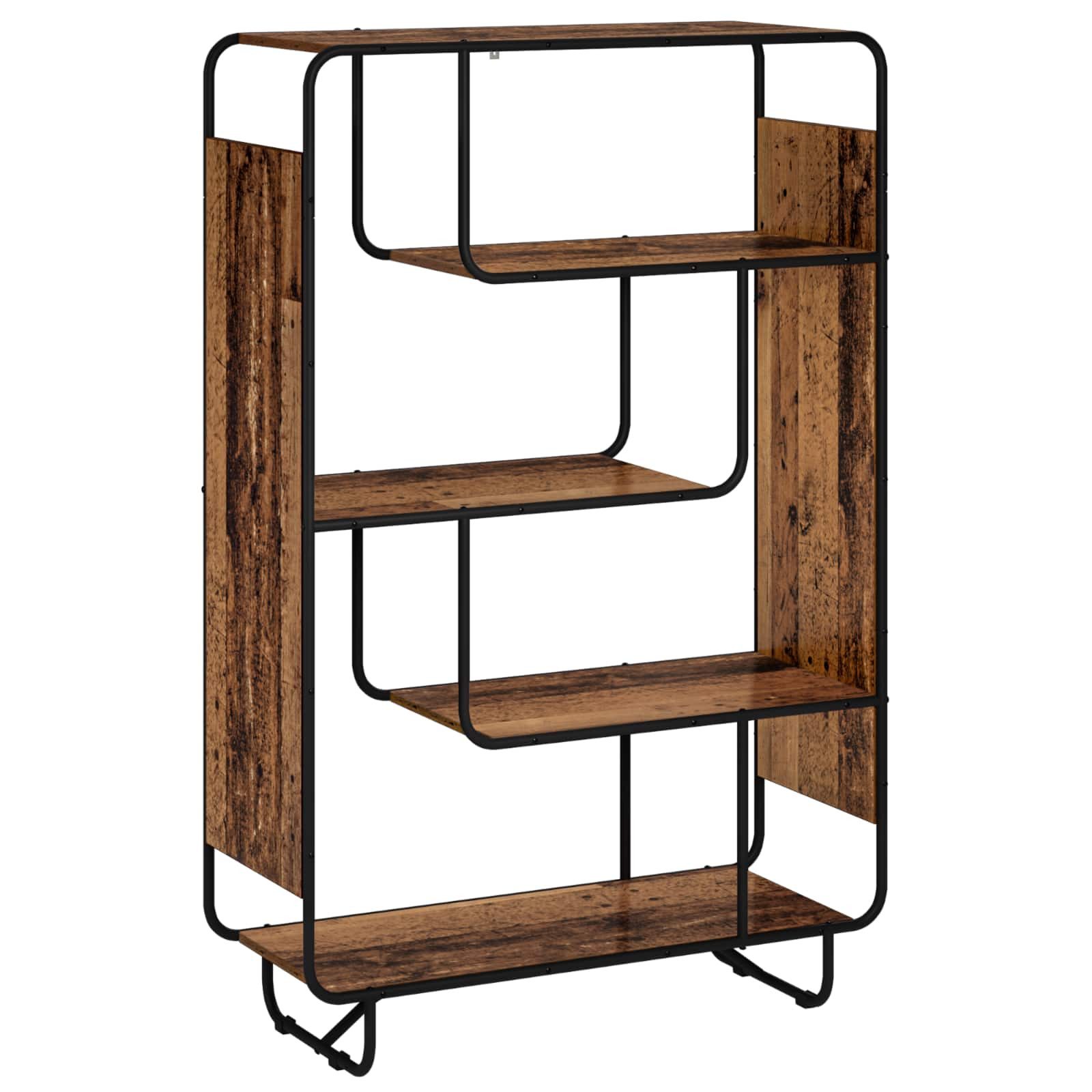 vidaXL Highboard Highboard Altholz 93.5 x 37.5 x 144 cm Holzwerkstoff (1 St)