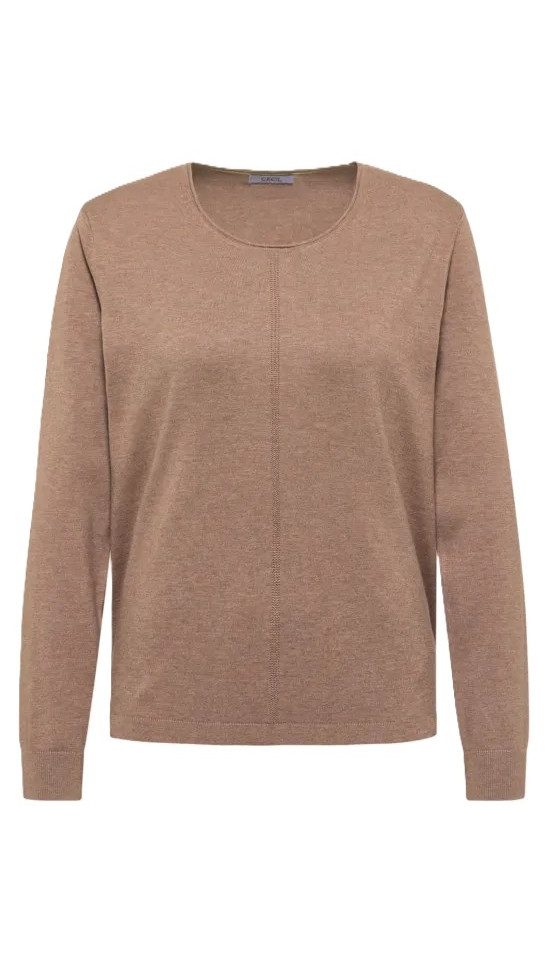 CECIL Strickpullover - NOS_Basic Roundneck - klassischer Strickpullover mit Rundhals und La