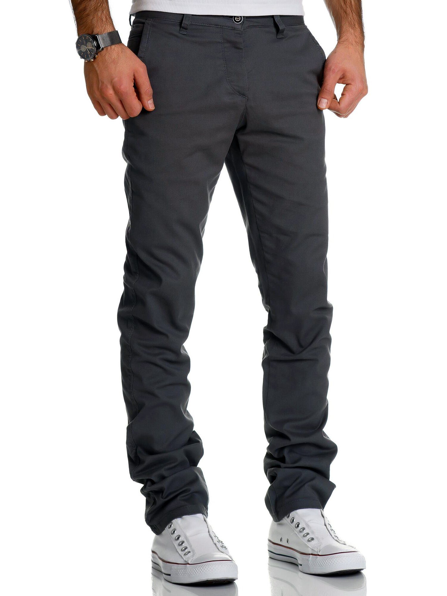 REPUBLIX Chinohose ANDREW Herren Jeans Hose im Regular Slim-Fit Schnitt günstig online kaufen