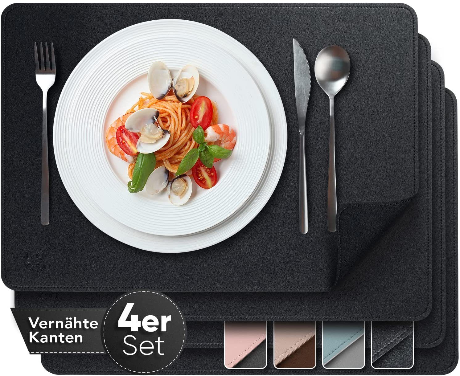 Loco Bird Platzset aus Kunstleder, 4er günstig online kaufen