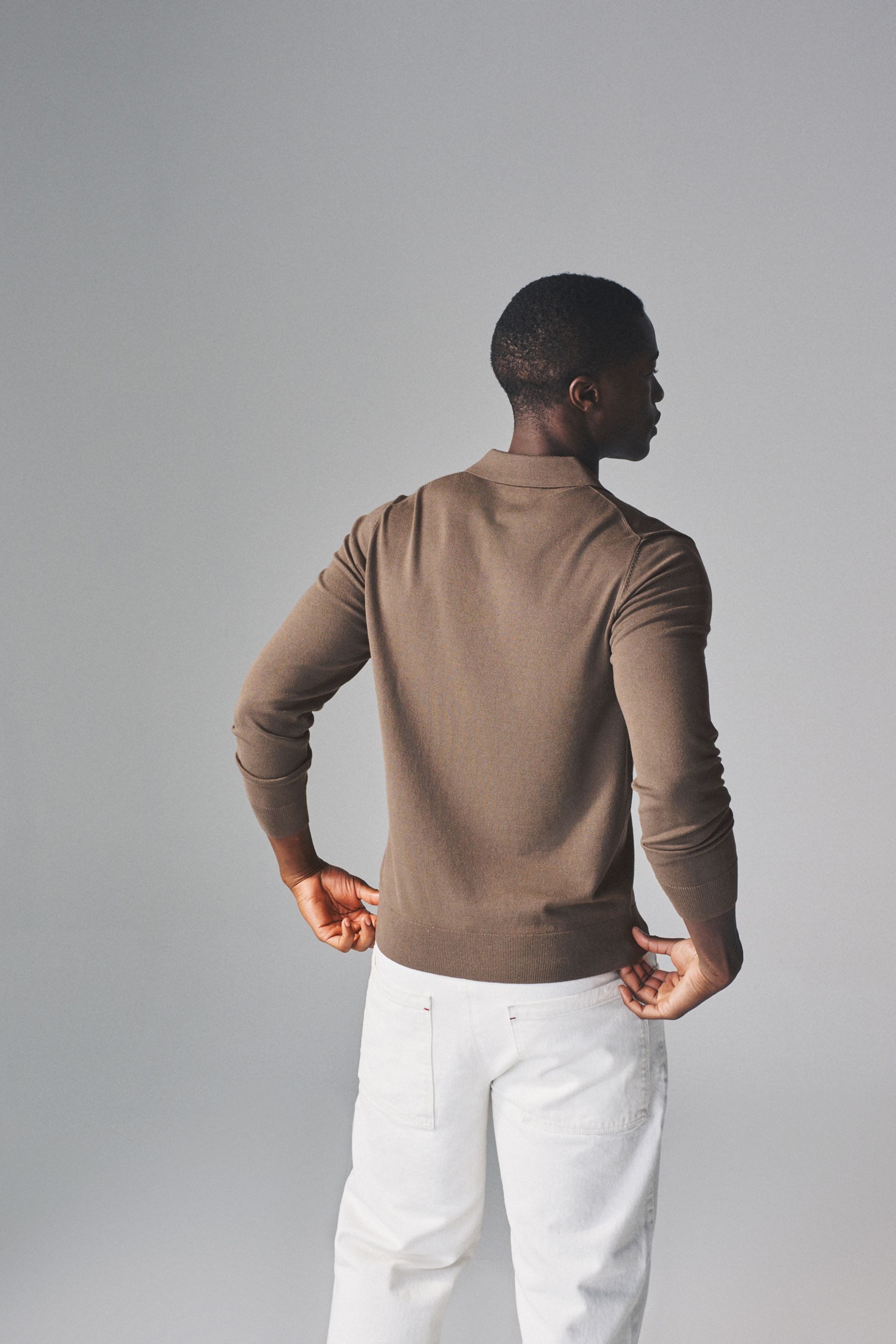 The Set Strickpullover The Set gestrickte Polo-Pullover, 3er-Pack (3-tlg) günstig online kaufen