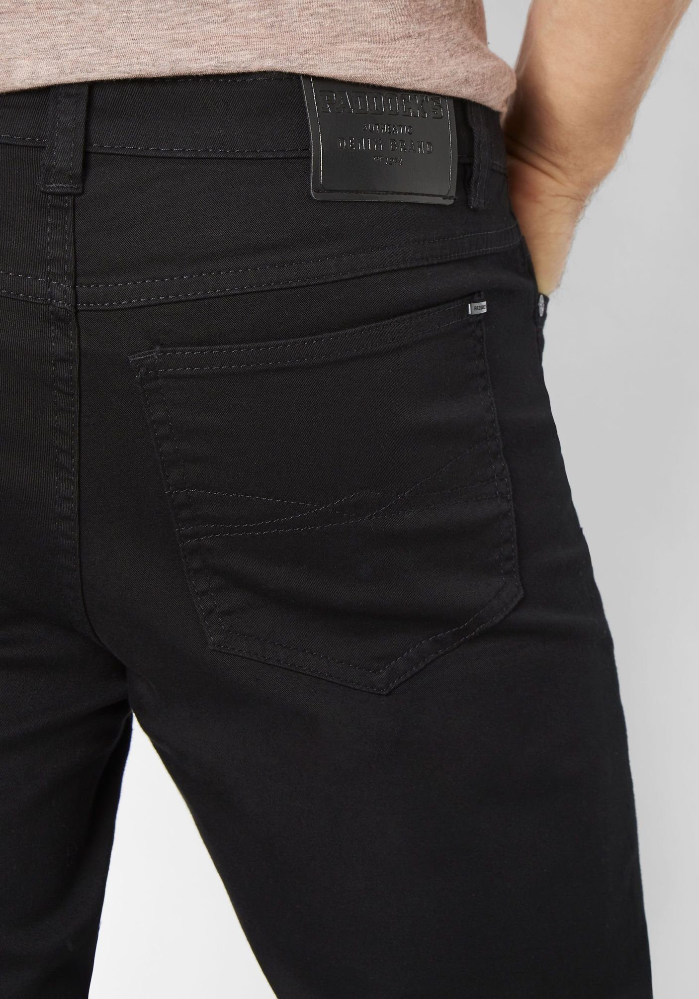 Ranger deep black (801201496000) 5-Pocket-Jeans Paddock's Pipe