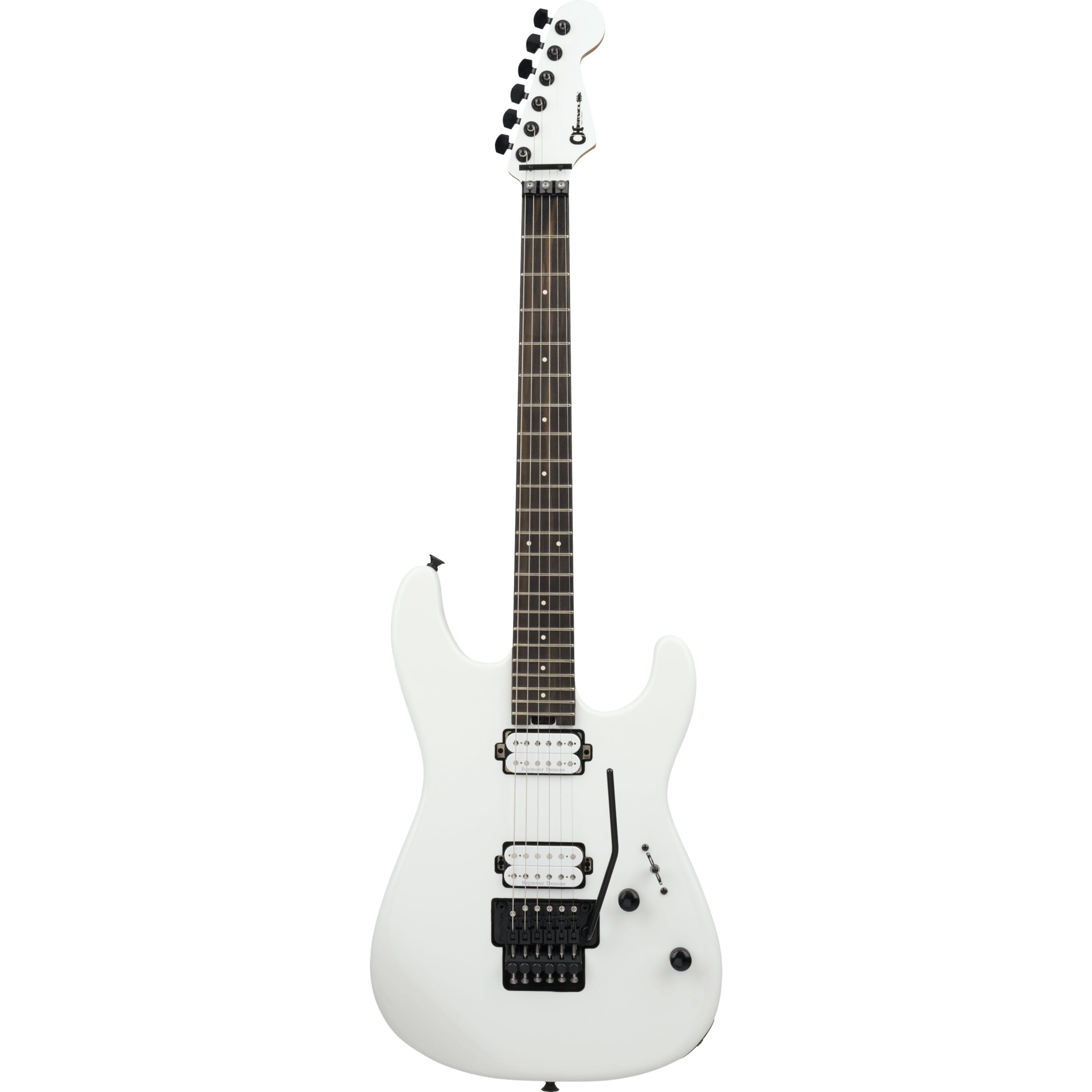 Charvel E-Gitarre, E-Gitarren, ST-Modelle, Pro-Mod Plus San Dimas Style 1 HH FR EB Snow White - E-Gitarre