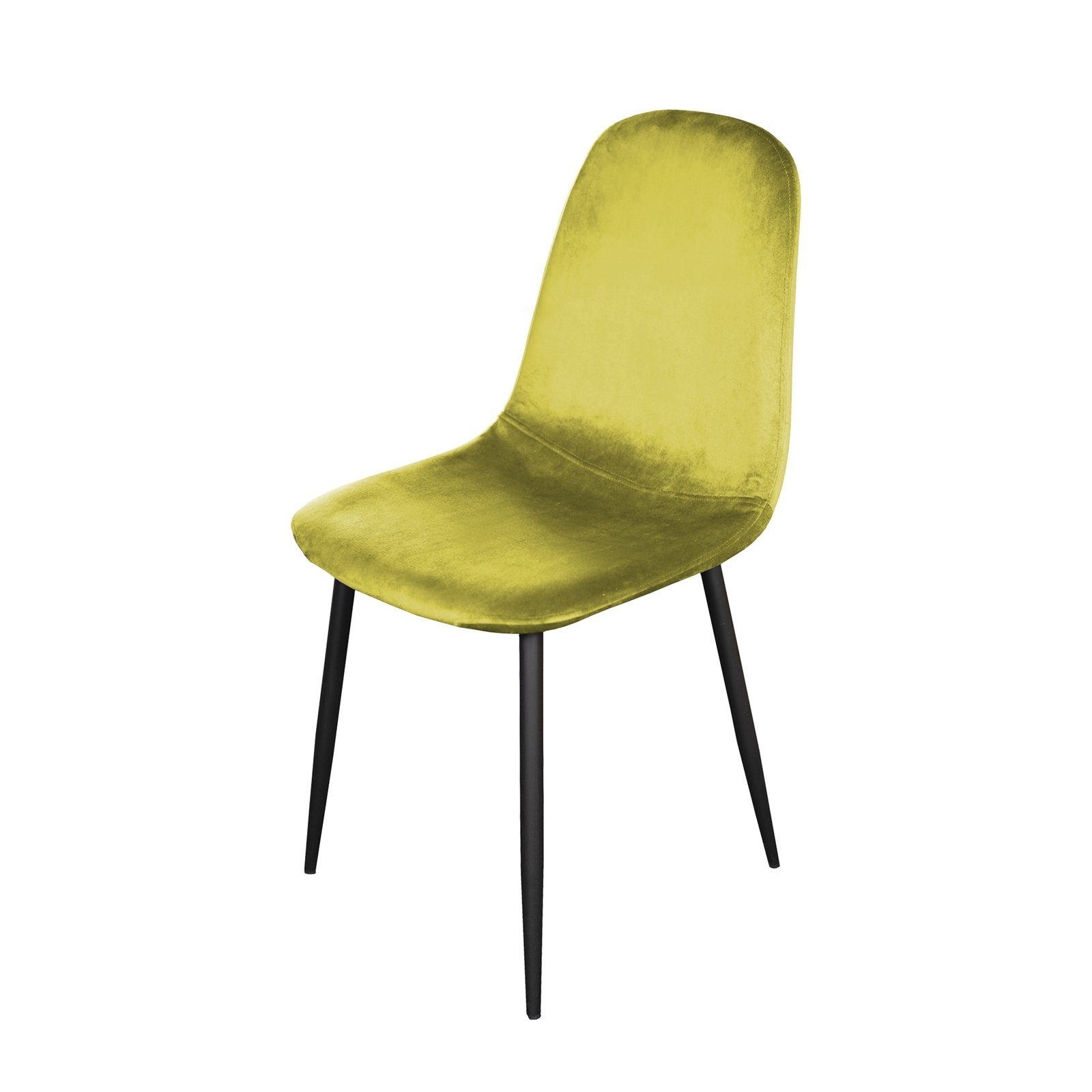 HTI-Living Esszimmerstuhl Stuhl Savannah Velvet (Einzelstuhl, 1 St), Esszimmerstuhl Samt Gelb