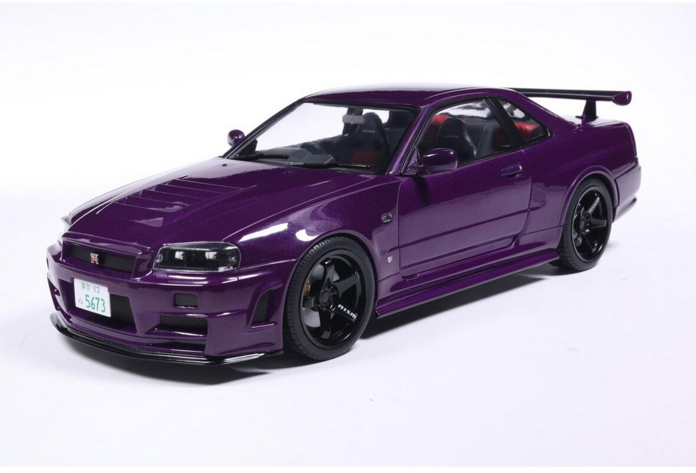 Solido Modellauto Modellauto 1:18 Nissan Skyline (R34) GT-R Z Tune lila 1999 S1804311