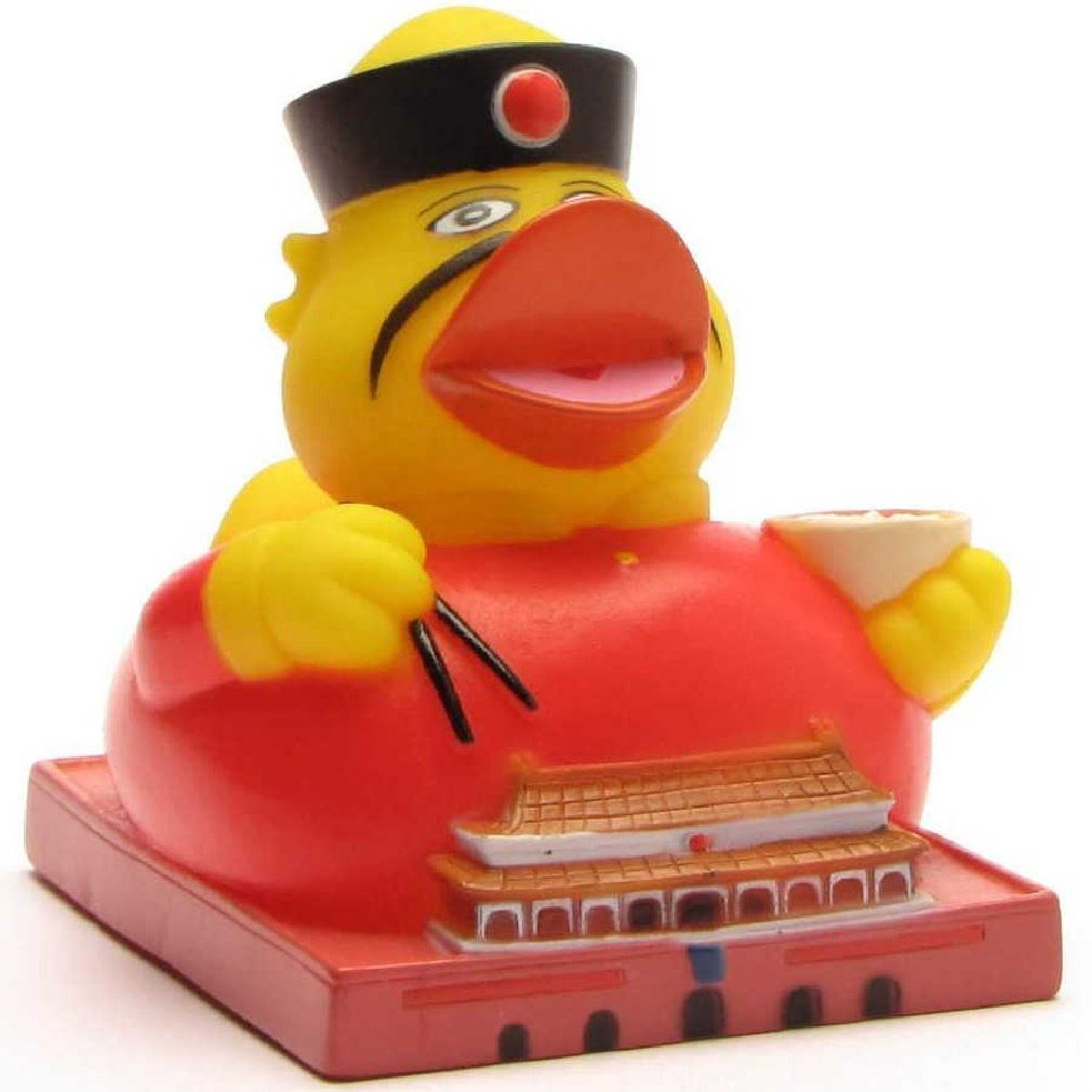 【Großes Set】 Schnabels Badespielzeug City - Badeente Duck Peking