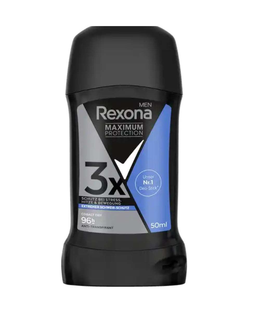 Rexona Deo-Stift Rexona Men Antitranspirant Deostick Maximum Protection, packung, 1-tlg., Ideal gegen starkes Schwitzen & Körpergeruch