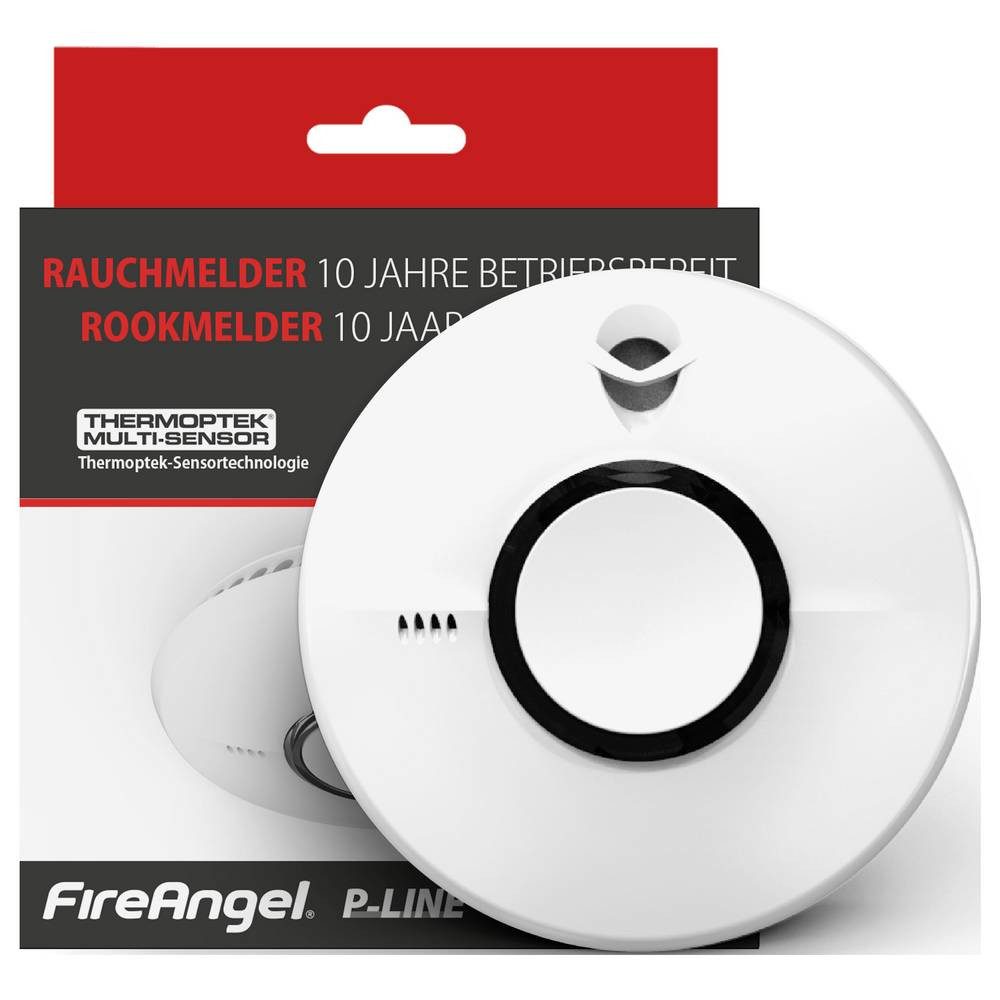 FireAngel Rauchwarnmelder inkl. 10 Jahres-Batterie ST-622-DE P-Line Rauchmelder (inkl. 10 Jahres-Batterie)