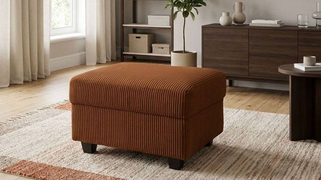 OTTO home Hocker Faxe, Polsterhocker passend zum Sofa, Breite 67 cm, individuell kombinieren