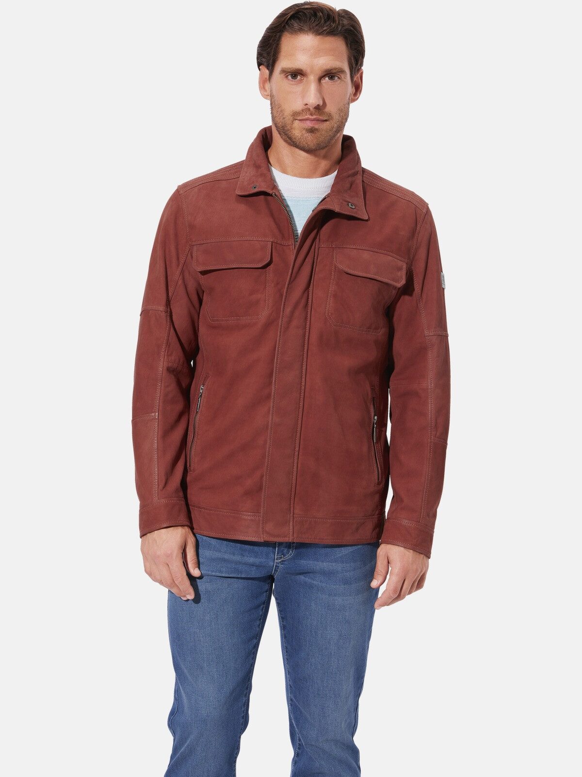 Babista Lederjacke JOMIR mit Umlegekragen