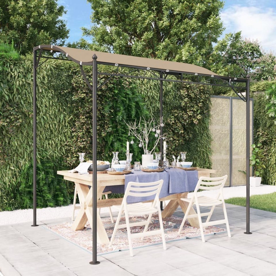 vidaXL Partyzelt »Markise Taupe 2×2,3 m 180 g/m² Stoff und Stahl«