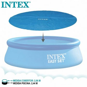 Intex Pool-Abdeckplane Intex Poolabdeckung 29020 EASY SET 206 x 206 cm