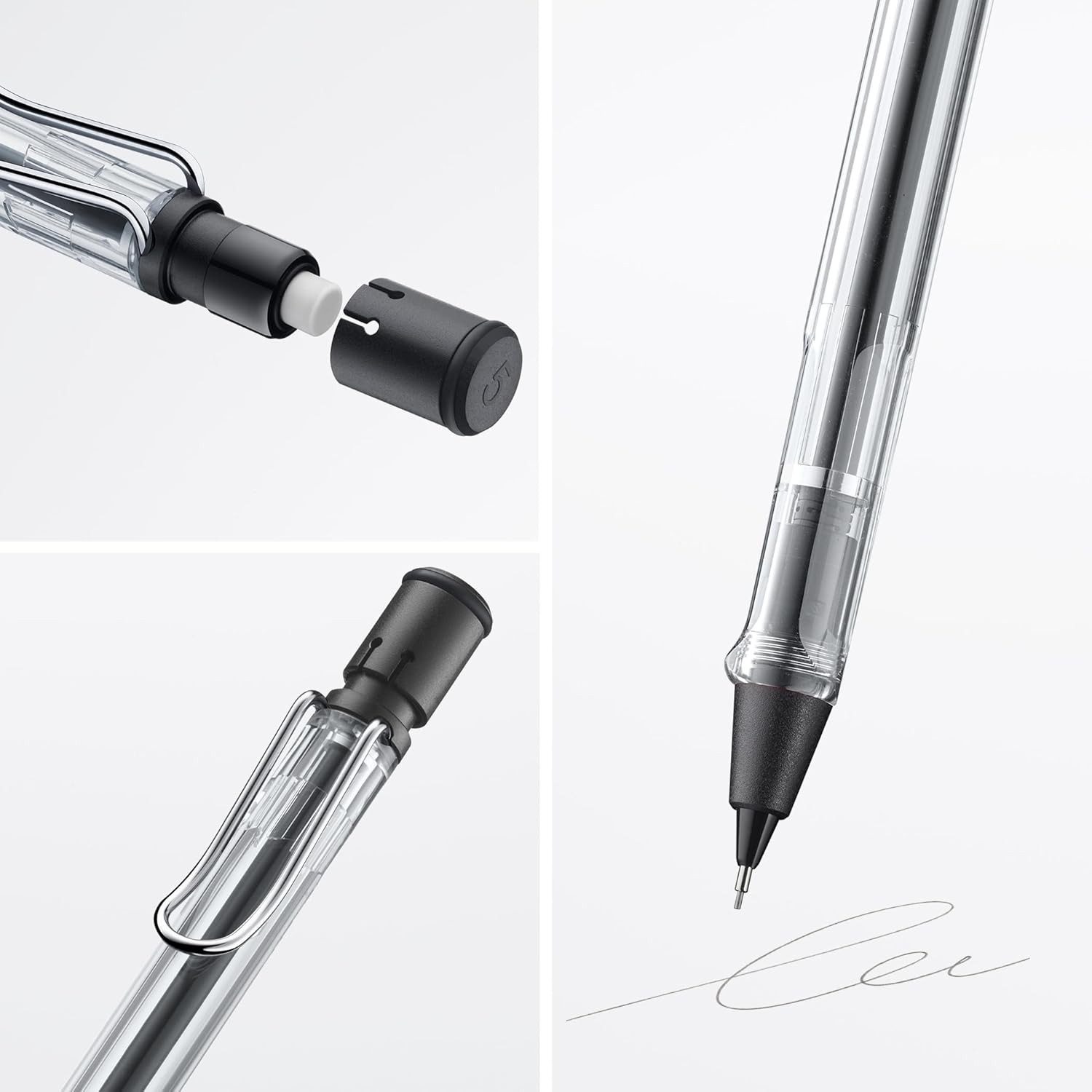 LAMY Druckbleistift LAMY Druckbleistift Safari VISTA TRANSPARENT mit Mine 0,5mm und Radier