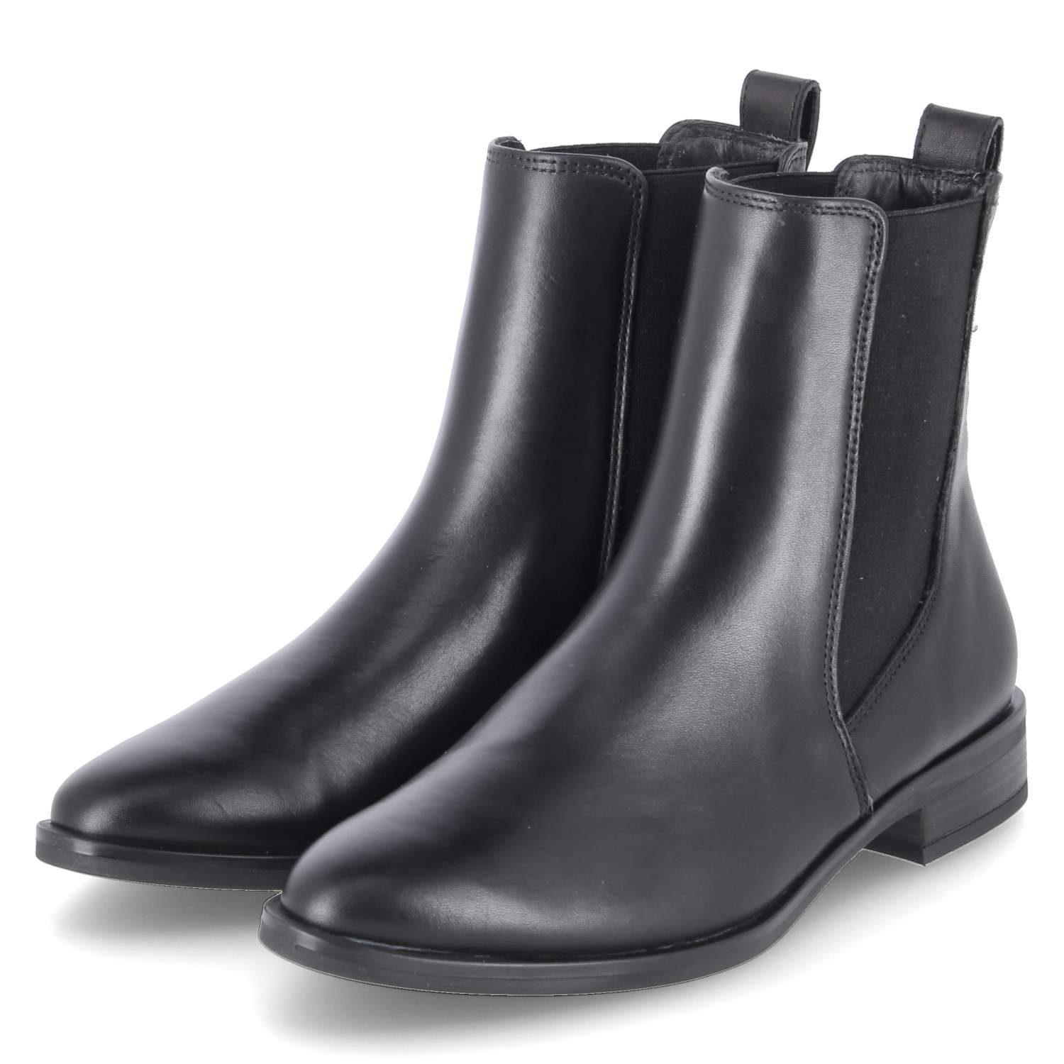 Paul Green Paul Green 8264-00 Damen Leder & Textil schwarz Schlupfstiefel günstig online kaufen