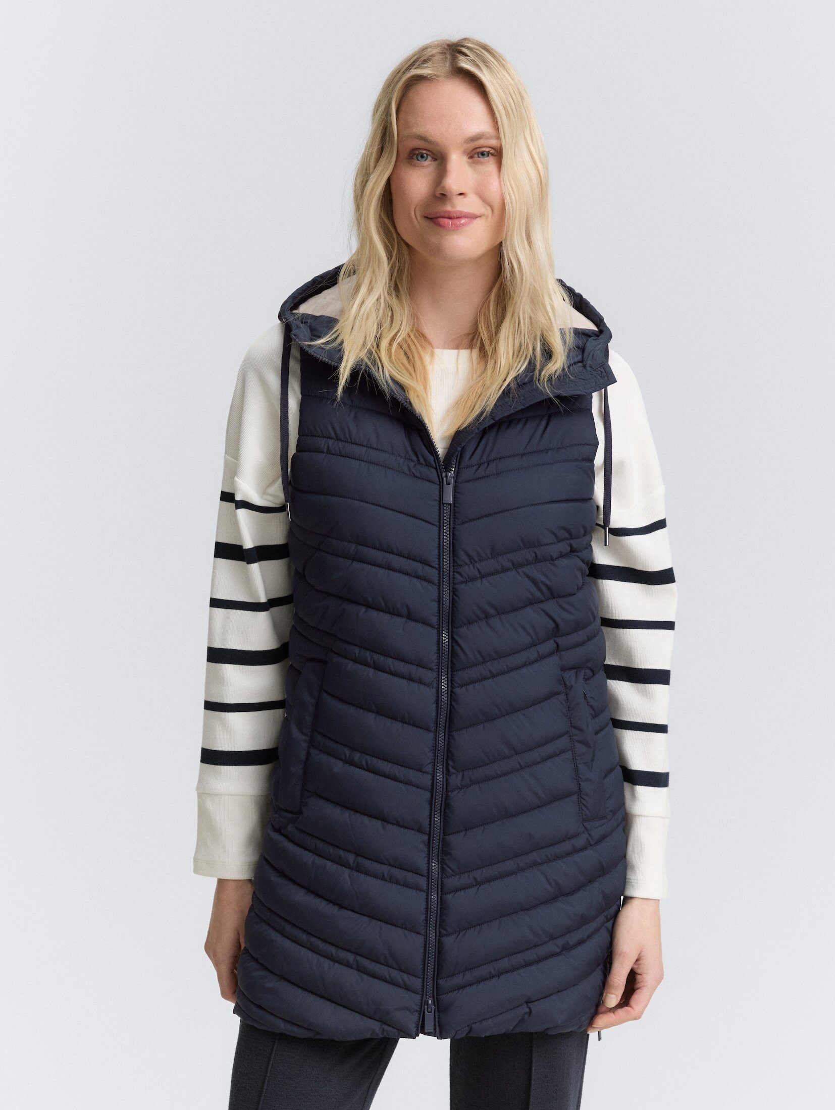 TOM TAILOR Steppweste Longstyle Steppweste mit günstig online kaufen