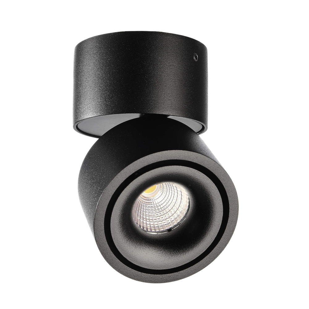 click-licht LED Deckenleuchte LED Deckenleuchte Uni II Mini in Schwarz 8W 600lm, keine Angabe, Leuchtmittel enthalten: Ja, fest verbaut, LED, warmweiss, Deckenlampe, Deckenbeleuchtung, Deckenlicht