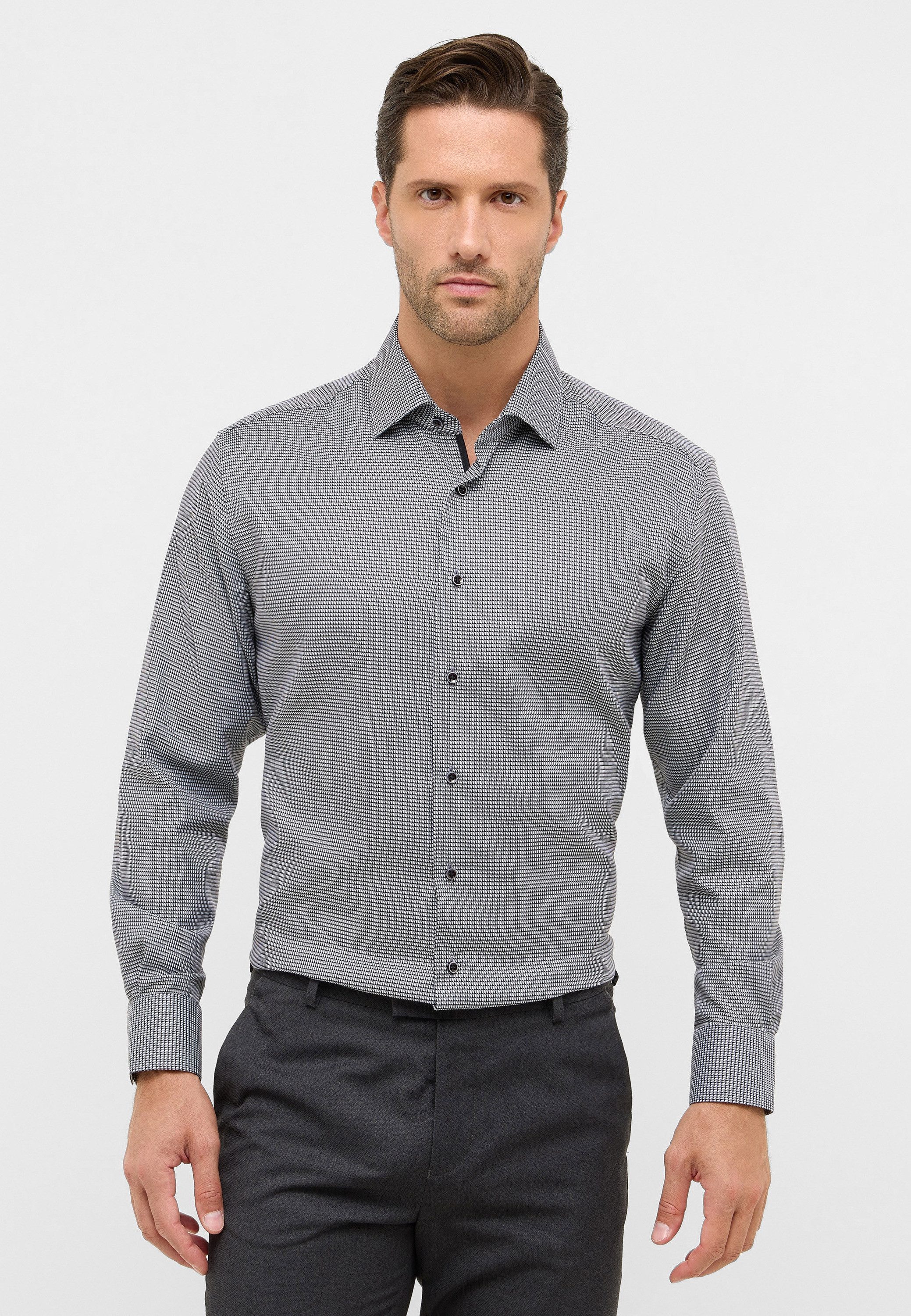 Eterna Langarmhemd MODERN FIT NON IRON (bügelfrei)