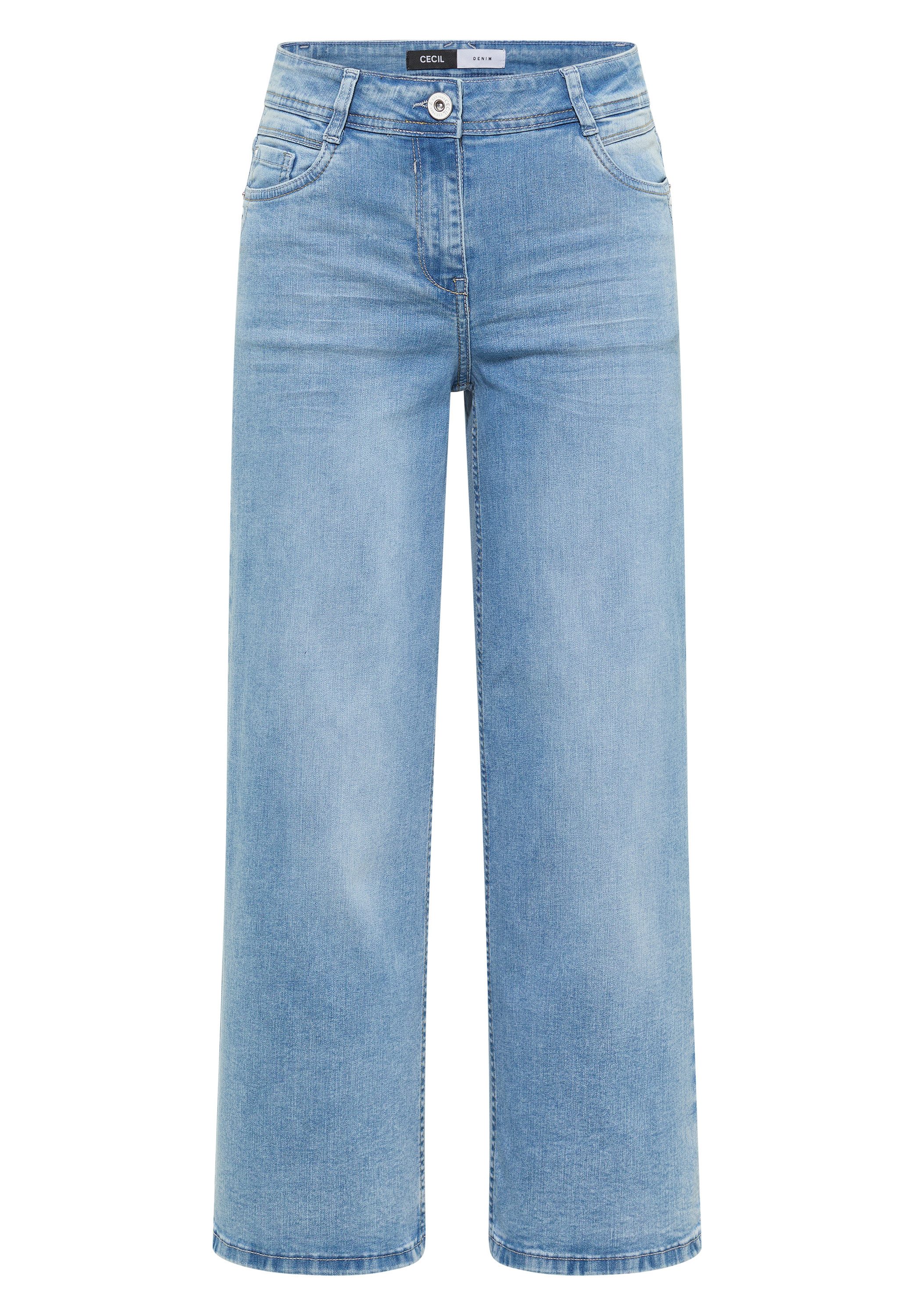 CECIL Weite Jeans Style Toronto im Slim Fit und mit Stretch – Bild 5 von 5