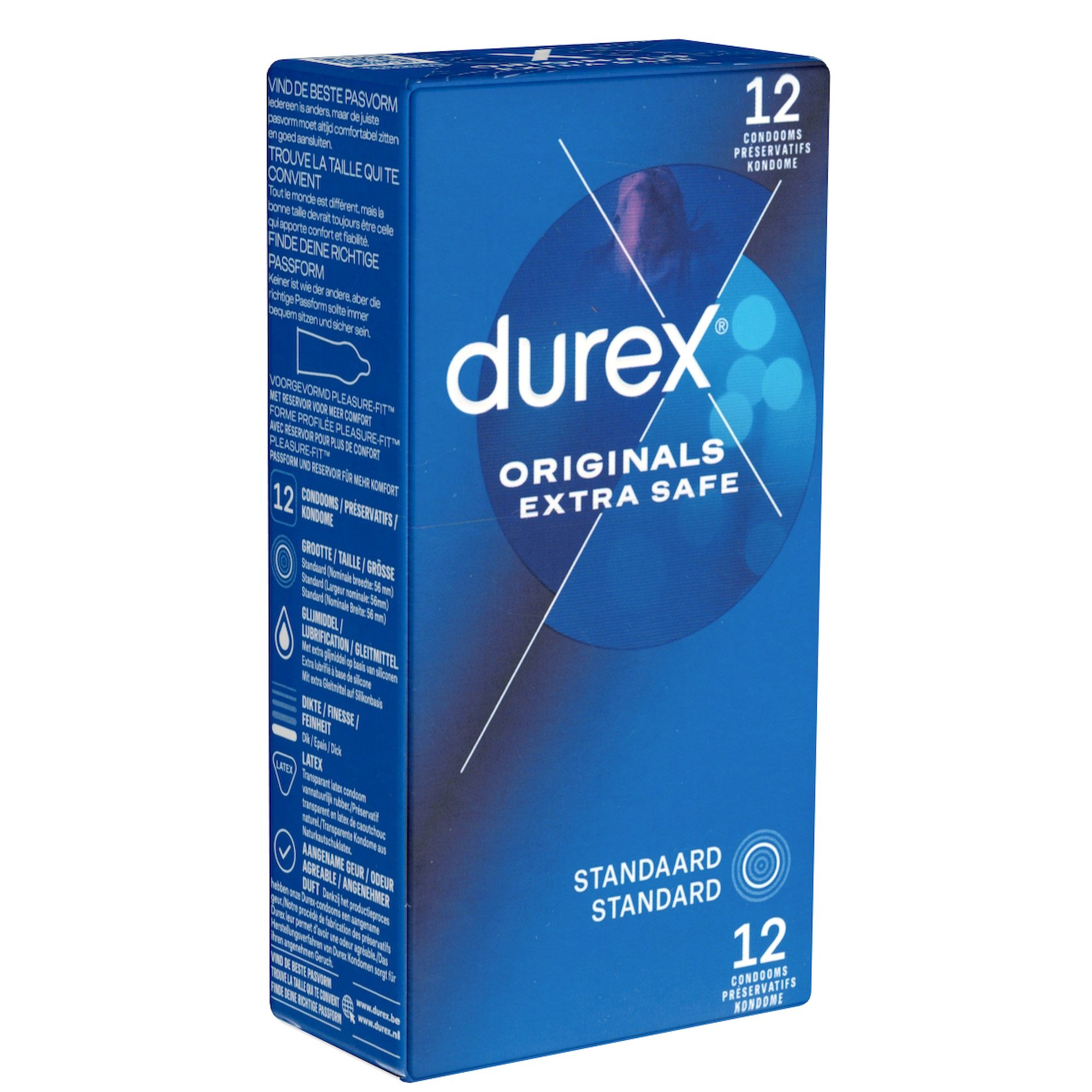 durex Kondome Durex Single: Originals Extra Safe, 12 extra sichere Kondome