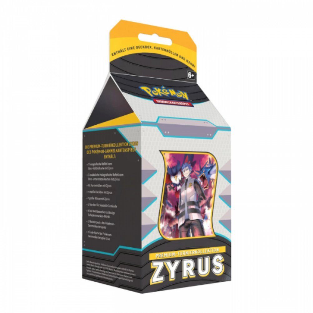 The Pokémon Company International Sammelkarte Pokemon Zyrus Premium Turnierkollektion (deutsch) - 7 Booster Packs