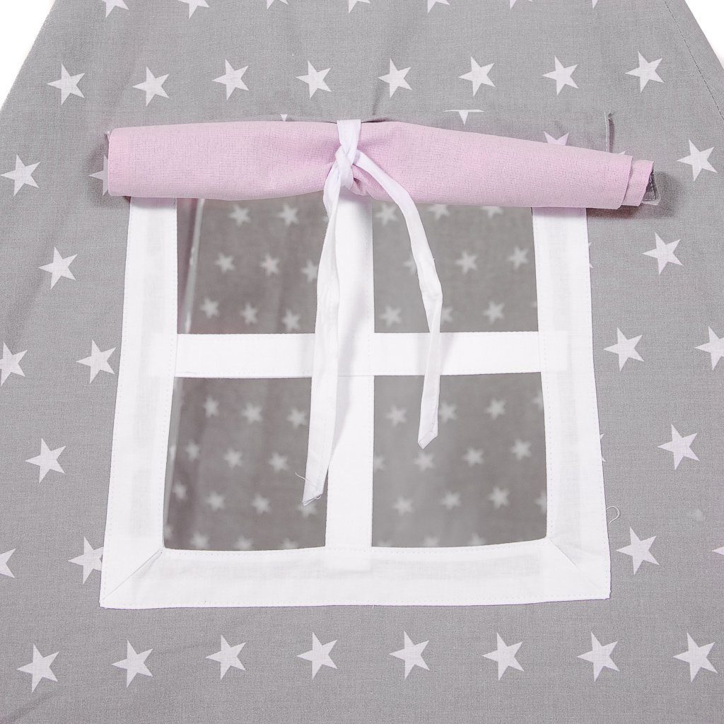 Rainbow Kids Tipi-Zelt Grauer Stern, Personen: 2 (mit kleinem Zubehör, 8 tl günstig online kaufen