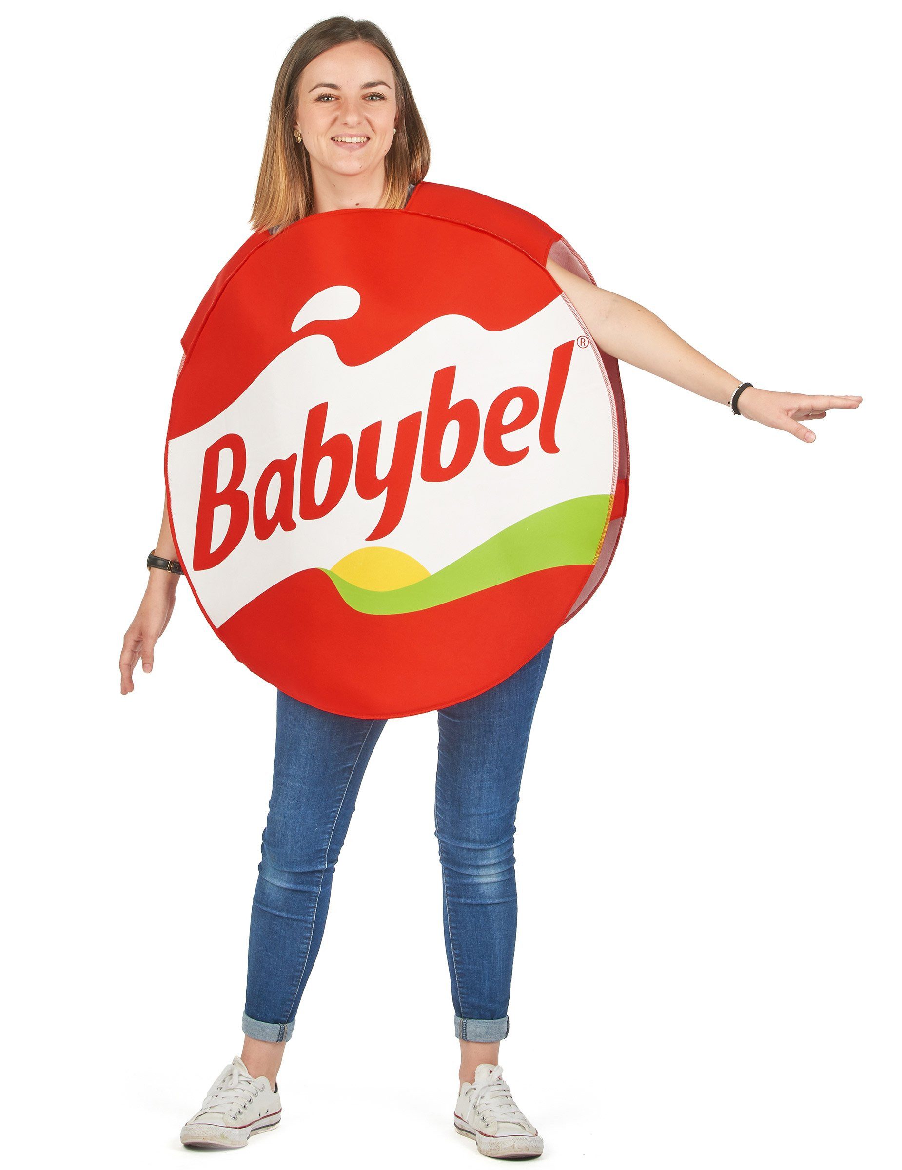 JADEO Kostüm Babybel-Kostüm für Erwachsene rot