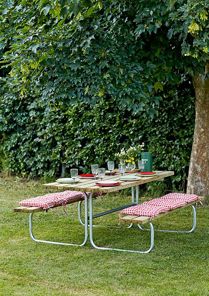 PLUS Garten-Essgruppe »Classic« Kombimöbel, (1-tlg), 177x155x73/44 cm