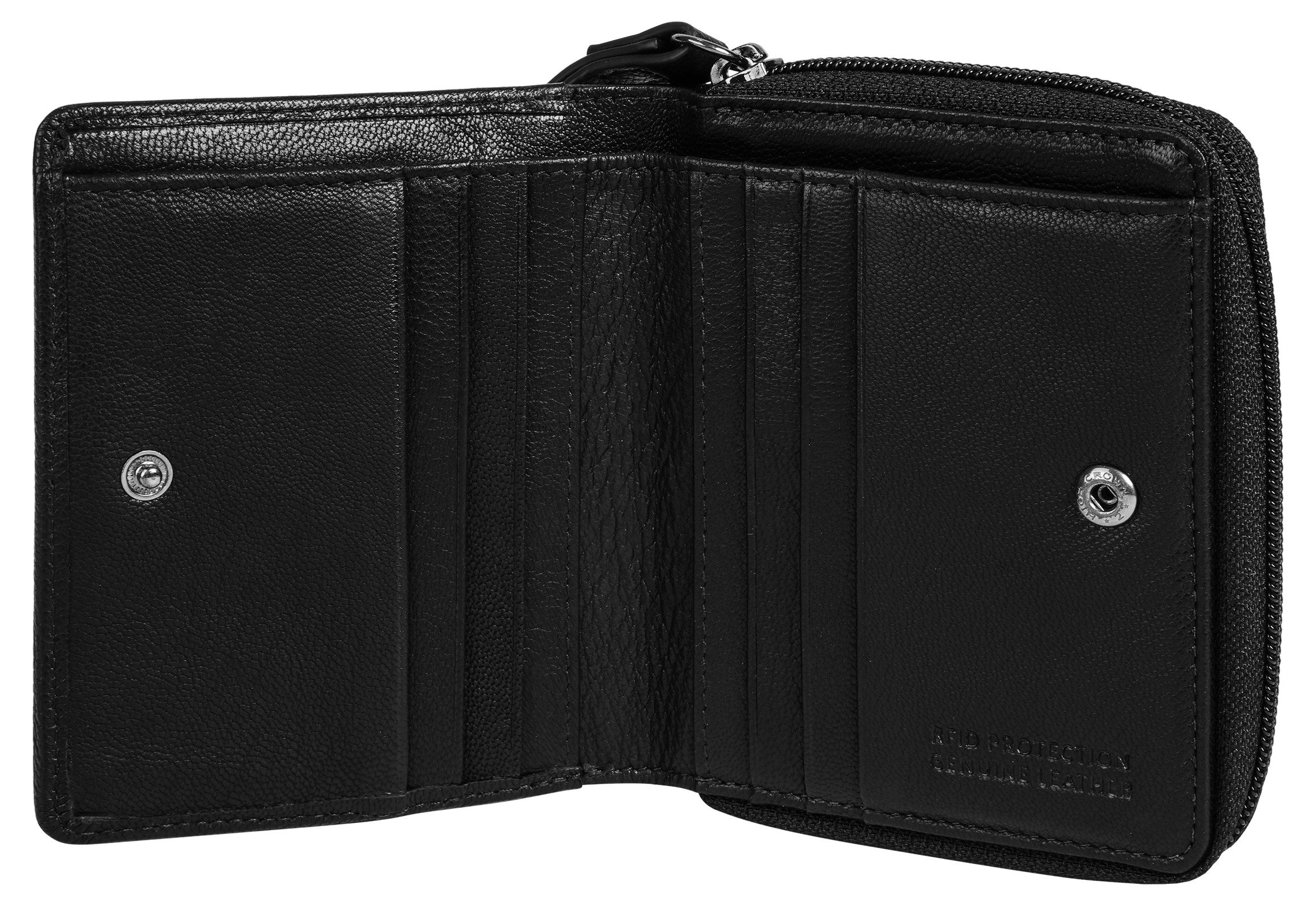 bugatti Geldbörse BLACK MAGIC, echt Leder