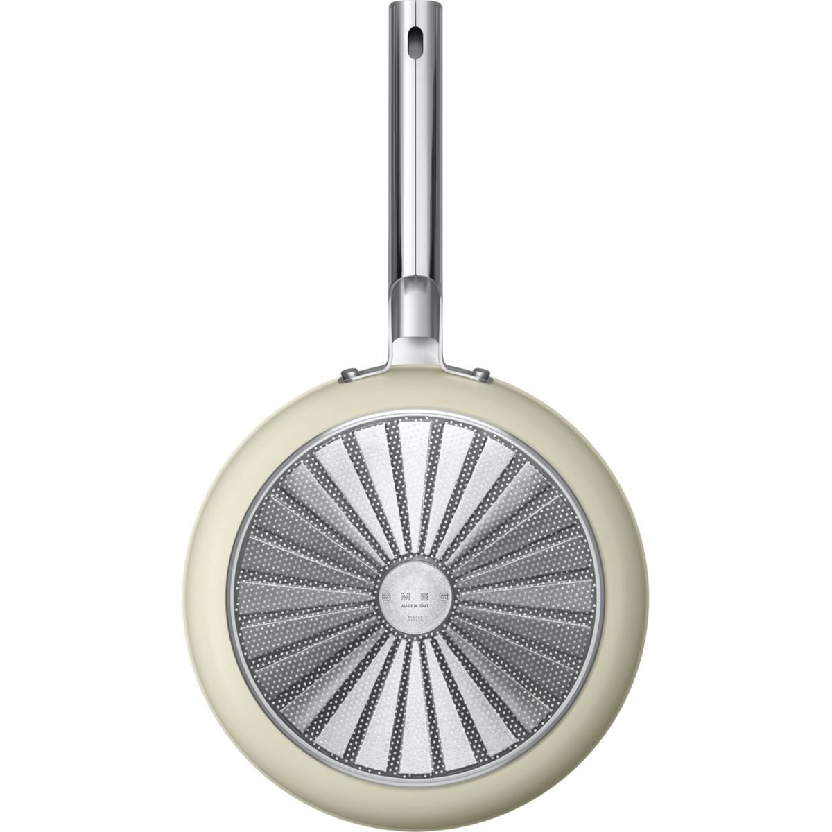 Smeg Kochtopf FPF2802CRM Bratpfanne Ø28 cm, Creme – Bild 5 von 5