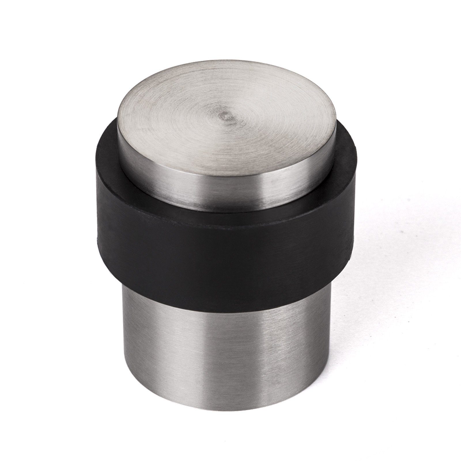 SO-TECH® Türstopper Thor Bodentürstopper Höhe 40 mm echt Edelstahl massiv (1 St), Durchmesser 30 / 36 mm, Edelstahl V2A gebürstet