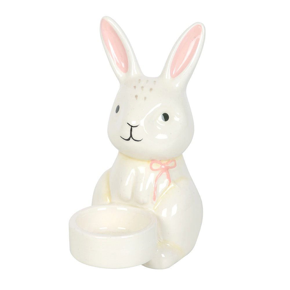 Something Different Teelichthalter Süßer Hasen Teelichthalter für Ostern Nostalgisch Ostergeschenk