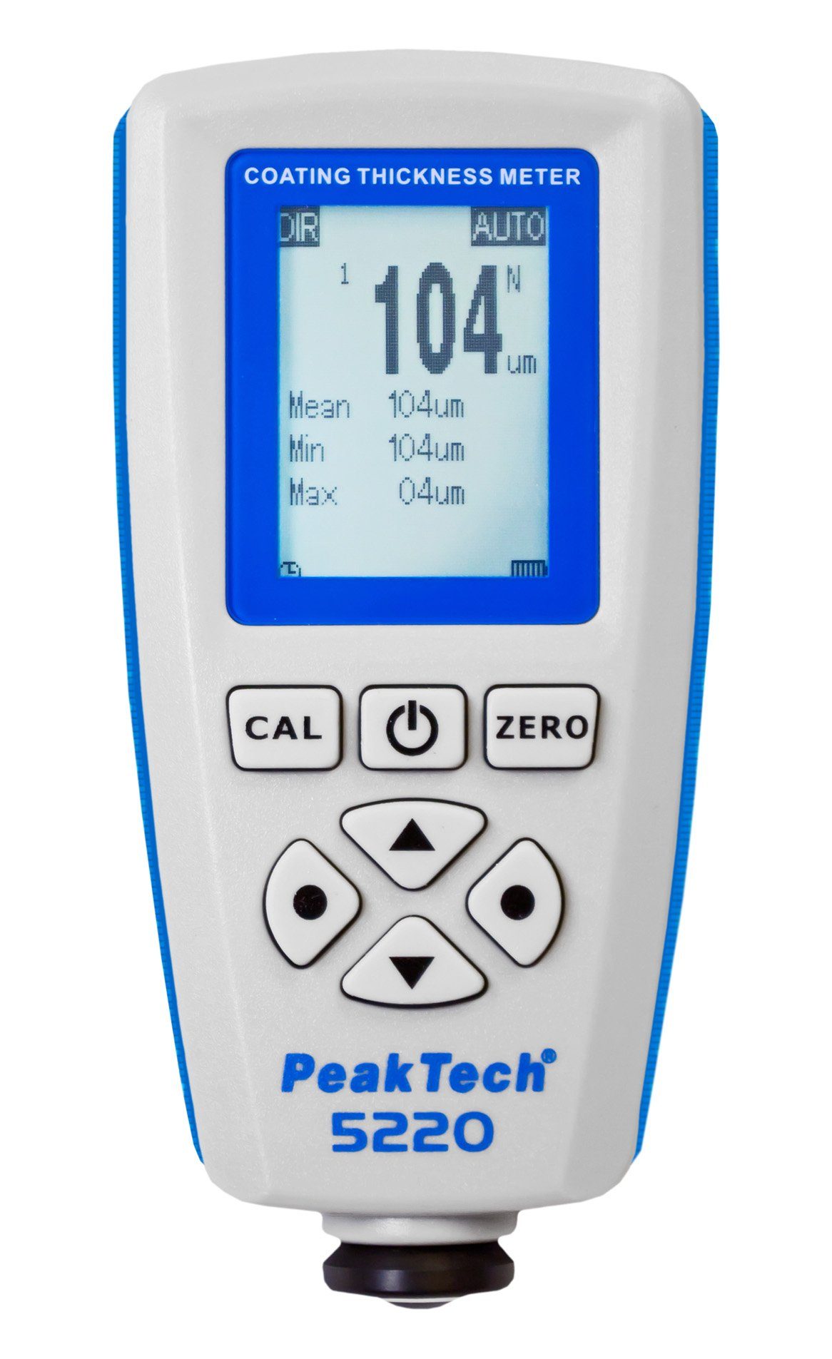 PeakTech Fühlerlehre PeakTech 5220: Schichtdicken-Messgerät bis 1300 µm ~ für Fe und Non-Fe, 1-St.