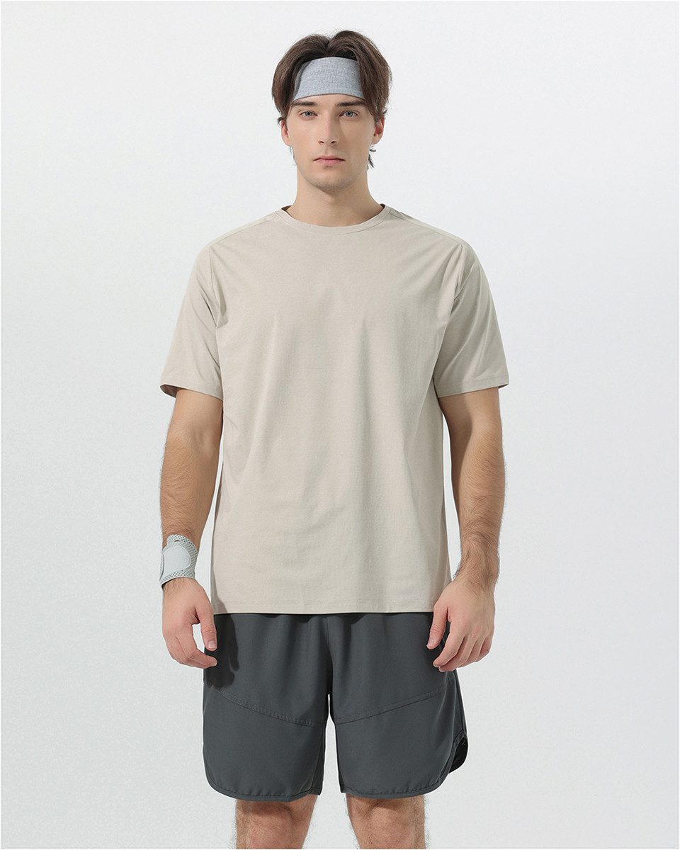 YOUTHUP T-Shirt Herren T-Shirt mit Schnelltrocknung UV-Schutz für Sport Outdoor