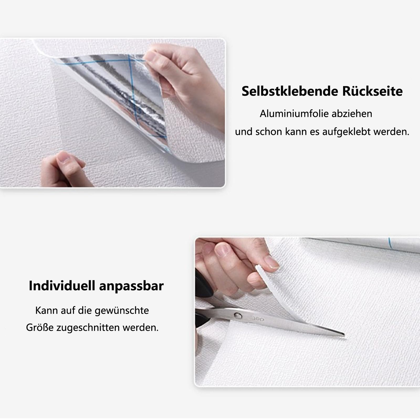 Diwzbyn Fliesenaufkleber Deckenplatten Selbstklebend,Deckenverkleidung Selbstklebend, Abziehbares Design, FüR Wohnzimmer,Schlafzimmer,Badezimmer – Bild 5 von 5