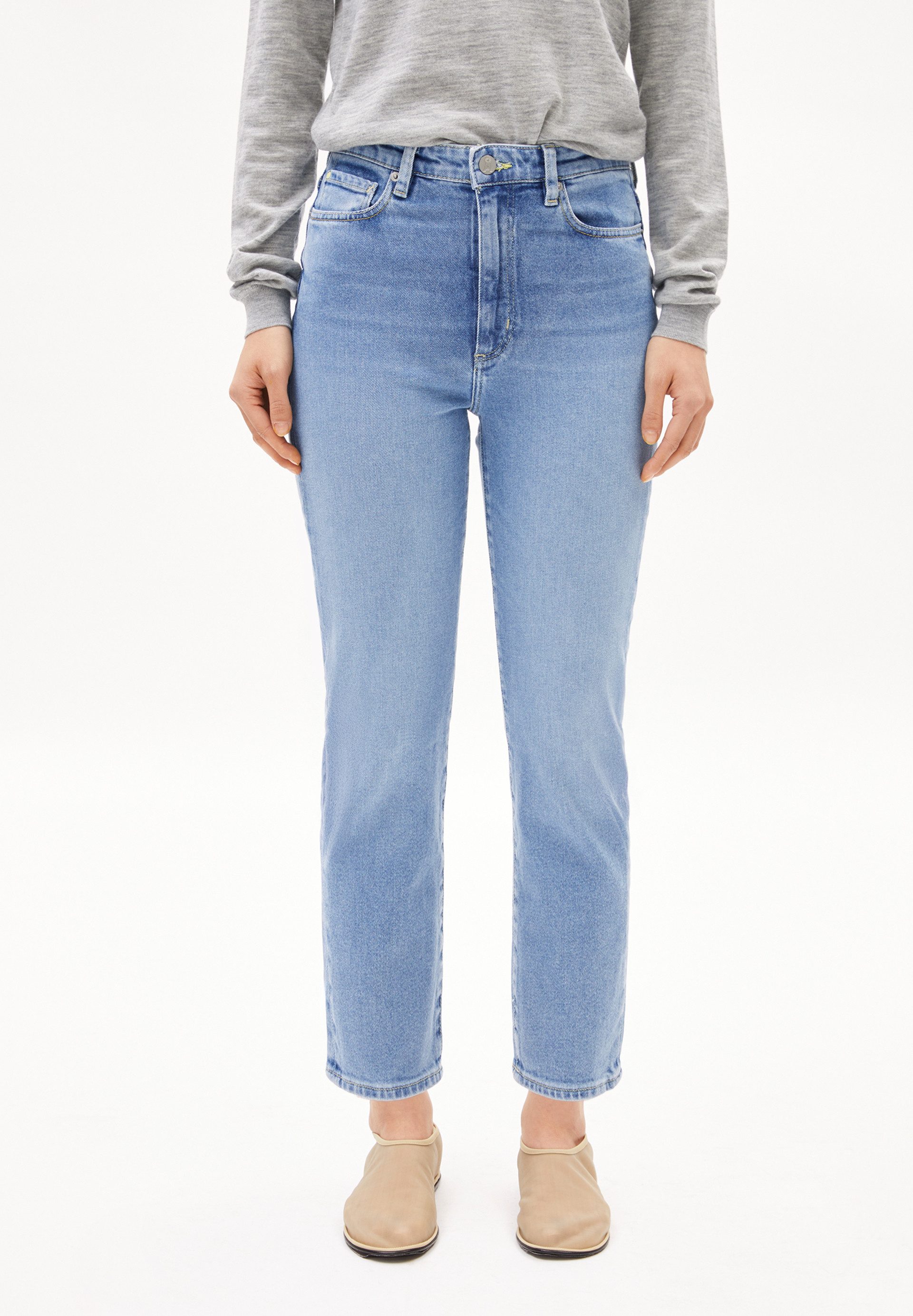 Armedangels Slim-fit-Jeans LEJAANI Slim Jeans Bio-Baumwoll Mix X-Stretch (Comfort-Stretch, Slim Fit) High waist