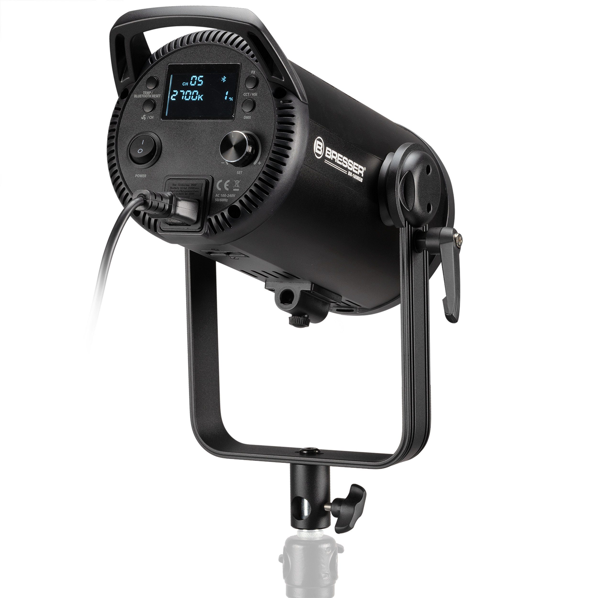 BRESSER Fotostudio-Box BRESSER BR-180RGB COB LED Light Duo Kit mit Softboxen