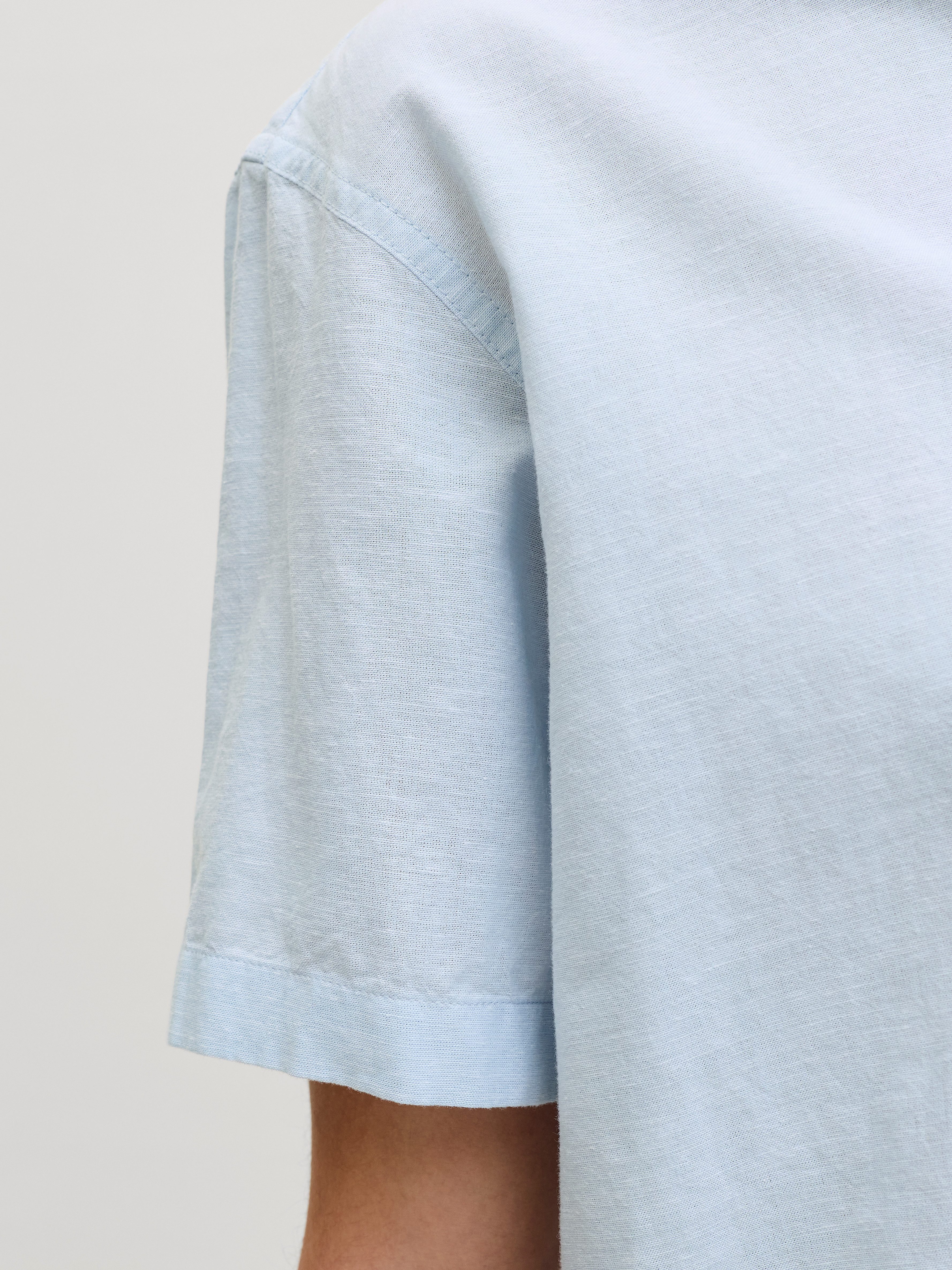 Jack & Jones Kurzarmhemd JJEBREEZE LINEN BLEND SHIRT S/S SN mit Leinen – Bild 4 von 5