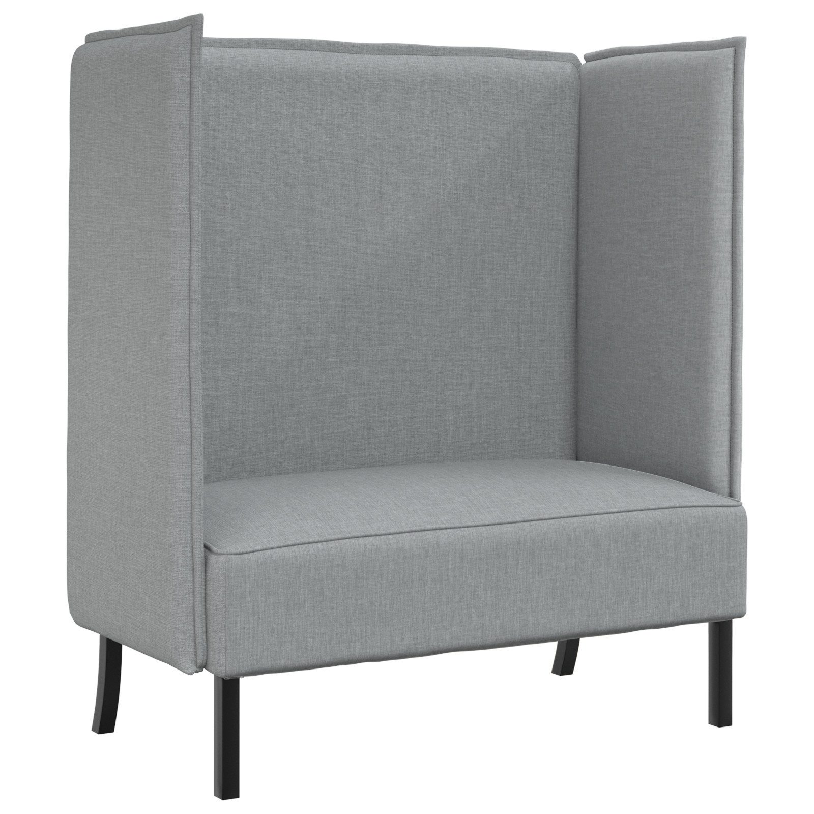 vidaXL Sofa Hochlehner Sofa Hellgrau 109x56x121 günstig online kaufen