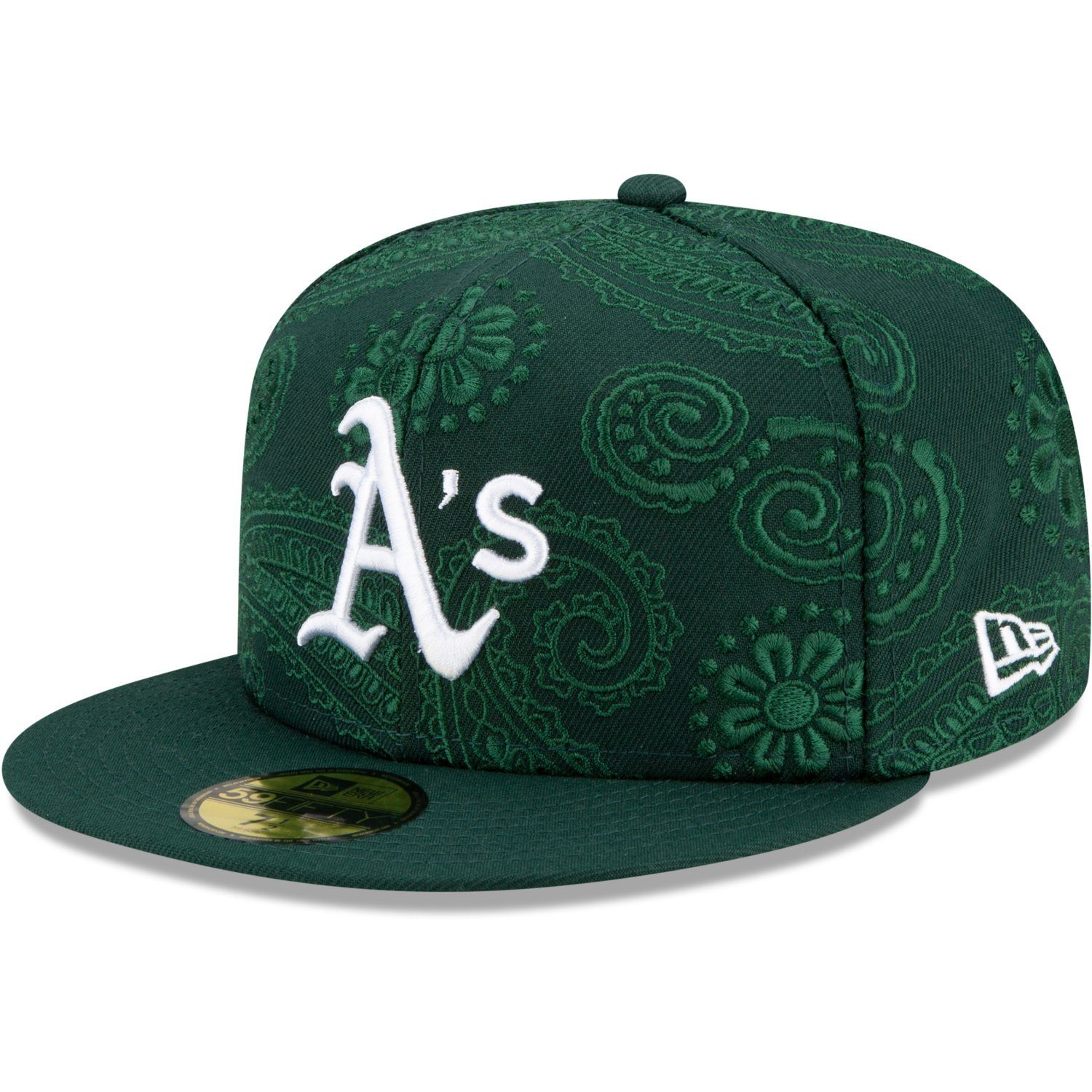 New Era Fitted Cap 59Fifty SWIRL PAISLEY Oakland Athletics