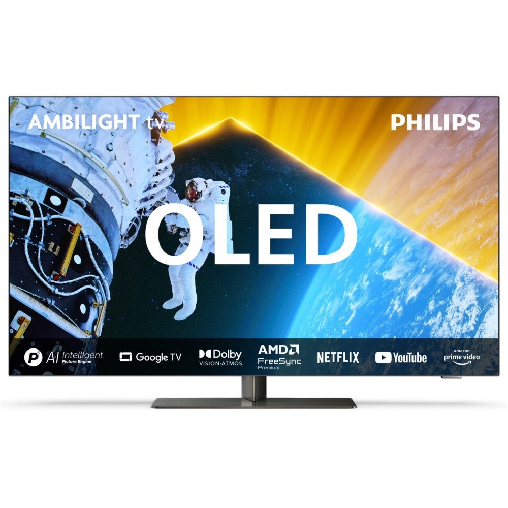 Philips 55OLED849/12 LED-Fernseher (15.6 Zoll, Full HD, WLAN-fähig, Ethernet-Anschluss, Bluetooth, Wasserfest und stoßfest)