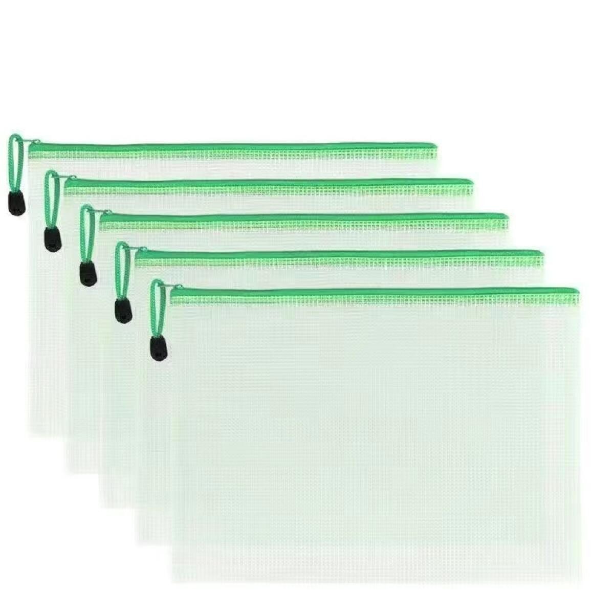 FELIXLEO Schreibmappe 5 Stück A4 Dokumententasche wasserdicht für Akten Papiere Kosmetik (5-St)