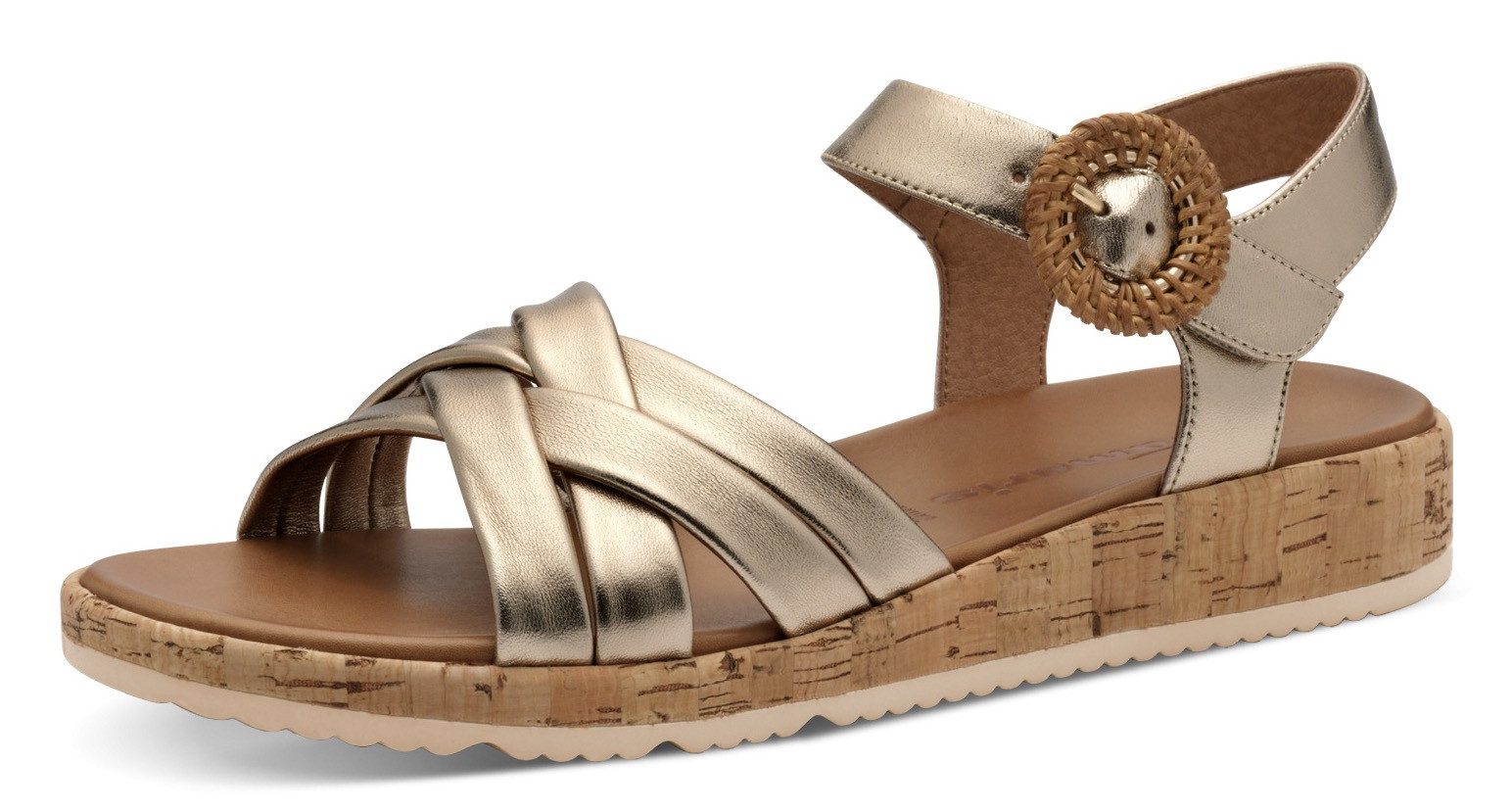 Tamaris Sandalette, Plateau, Sommerschuh, Riemchensandale mit günstig online kaufen