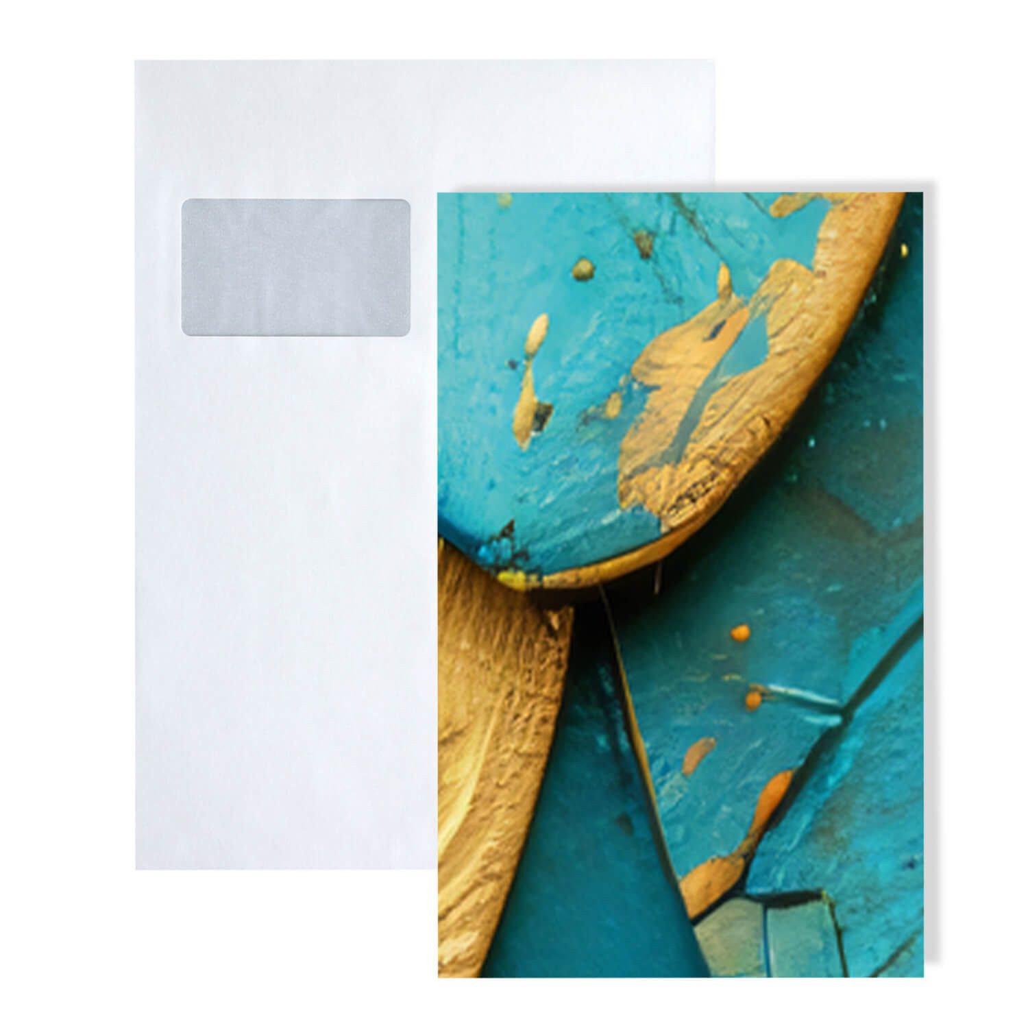 Profhome Fototapete 1 MUSTERSTÜCK S-790163-GU DIN A4 MUSTER der Fototapete, (1 Musterblatt, ca. A5-A4), türkis