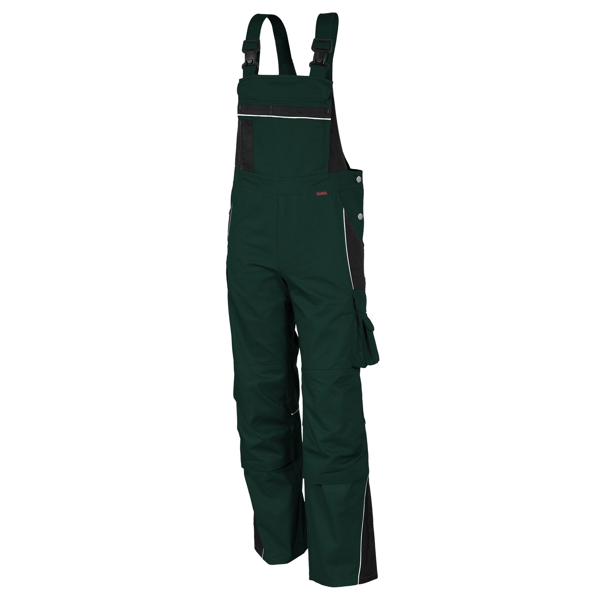 Qualitex Workwear Arbeitslatzhose strapazierfähige PROfessionals Latzhose aus faserverstärktem Gewebe