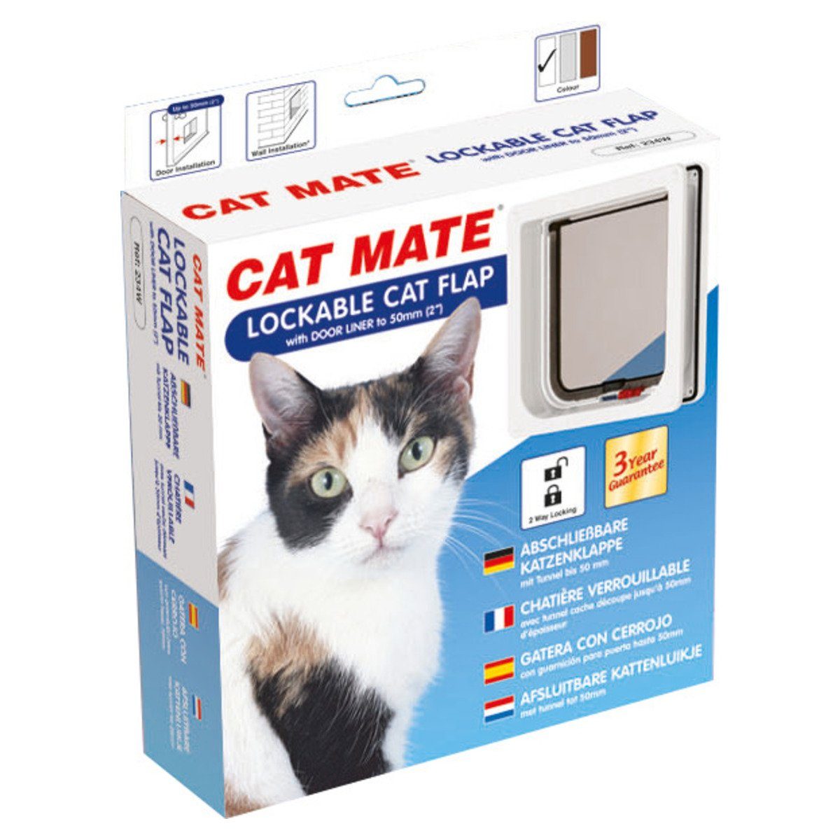 Elektronische Katzenklappe mit Chip Cat Mate Elite 305 Super