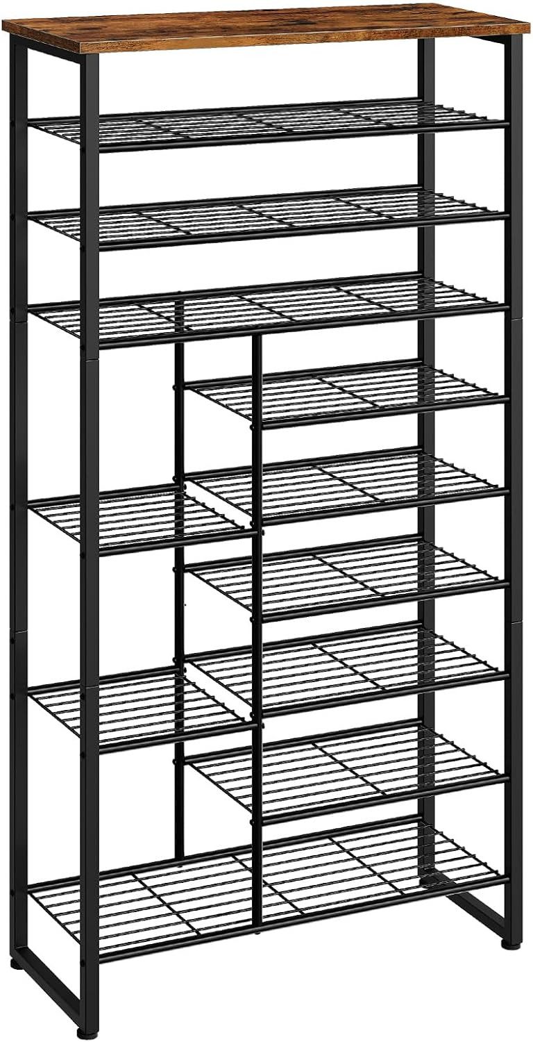 Hoobro Schuhregal, 10 Ebenen 172,5 cm, Schuhablage 27-30 Paar günstig online kaufen