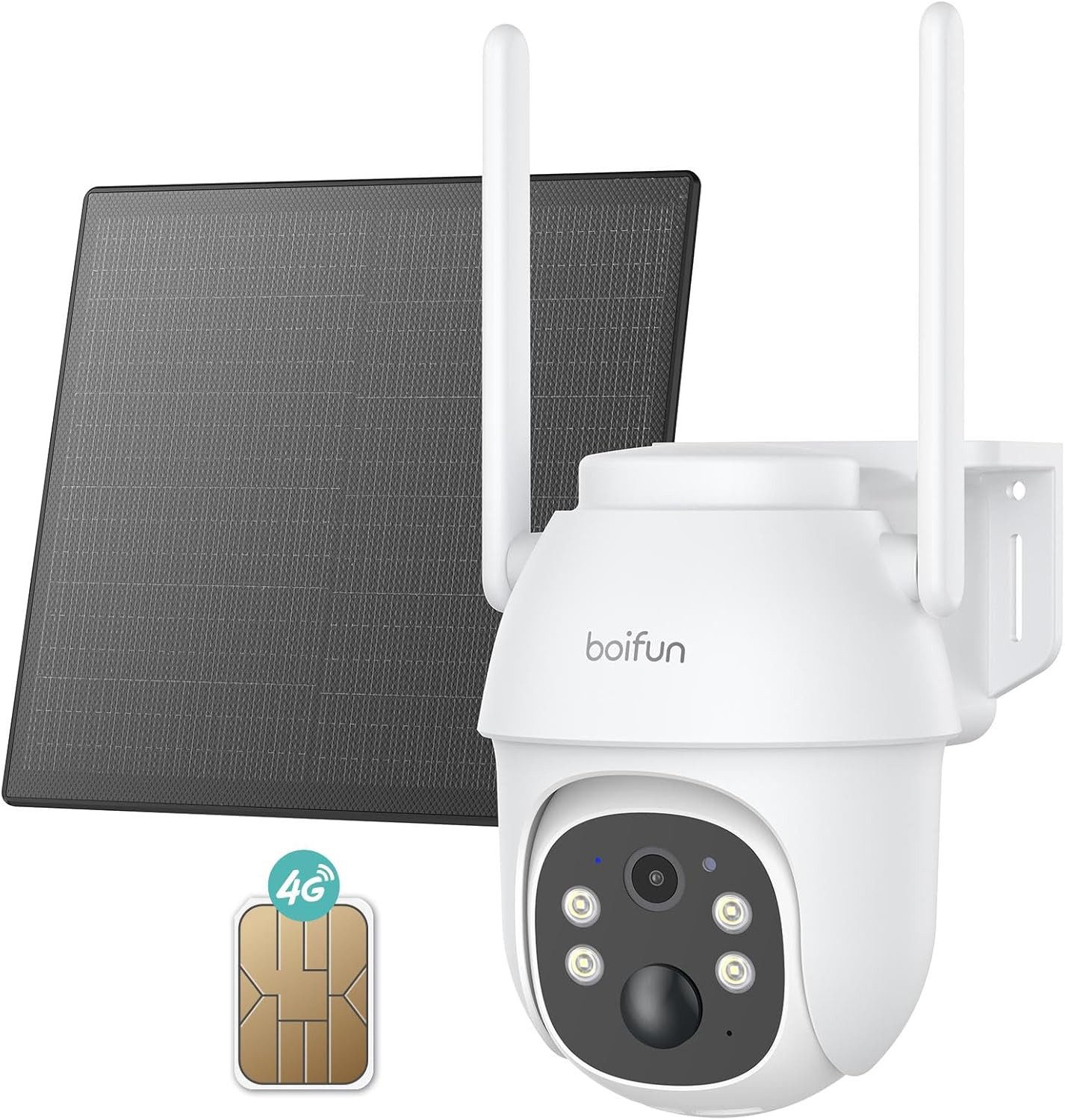 ieGeek Überwachungskamera 1 STÜCK 4G LTE Überwachungskamera Aussen mit SIM Karte &t 64GB Karte (Aussen, Außenbereich, Wald, Farm, Campingbus, Straße, 2K Kabellos Solar PTZ Kamera Outdoor Farb-Nachtsicht 336°/90° Schwenkbar, PIR Erkennung 2-Wege-Audio IP66 Wasserdicht IR Nachtsicht, Menschenerkennung Automatische Verfolgung Cloud/TF-Speicher)